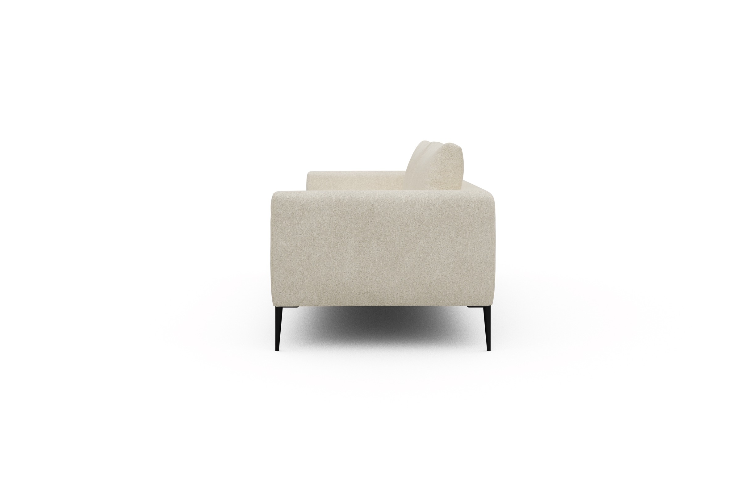 Sofa Paul 3-Sitzer Boucle-Off-White