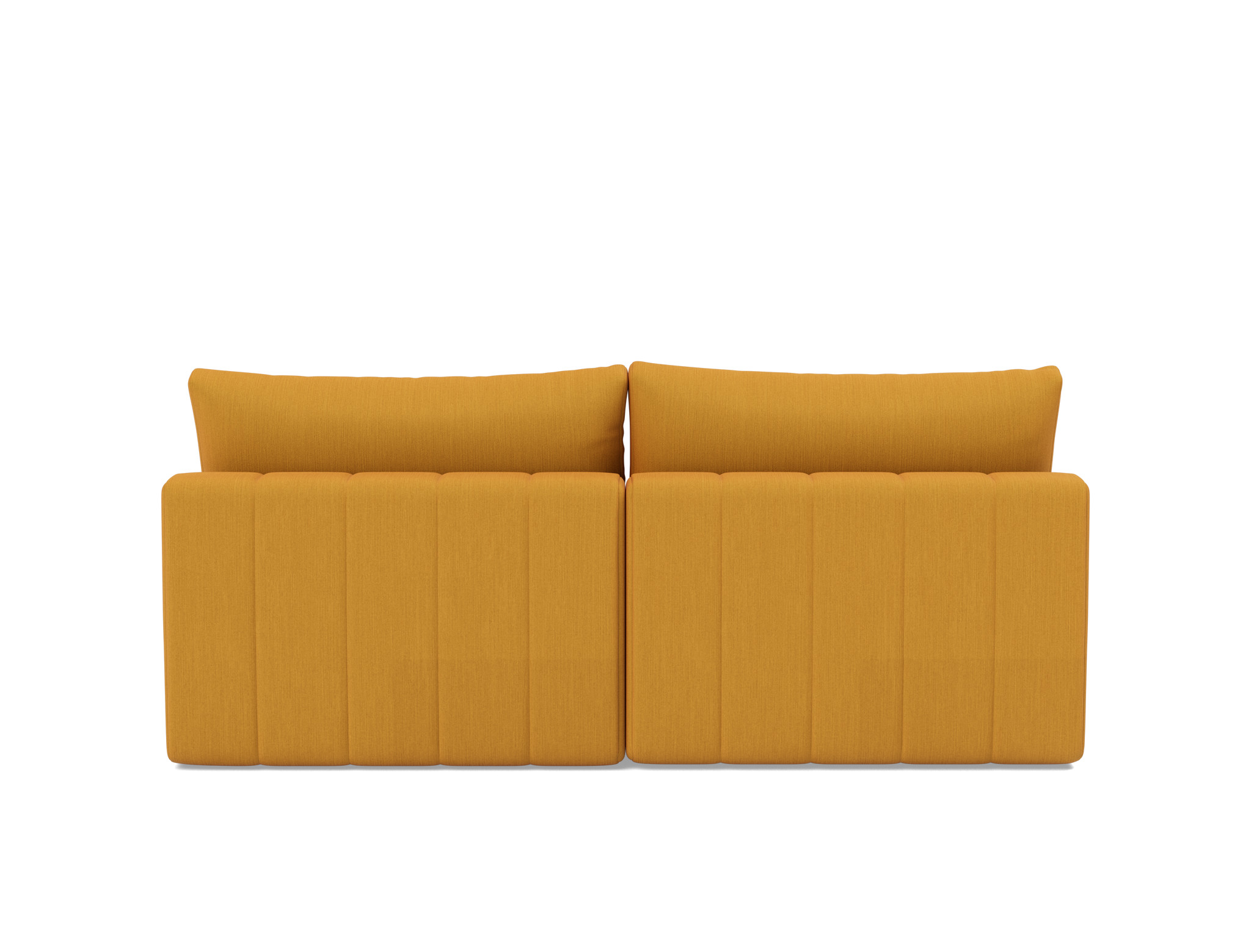 Schlafsofa Akello mit Chaiselongue Flachgewebe Elegance 507-Burned-Curry