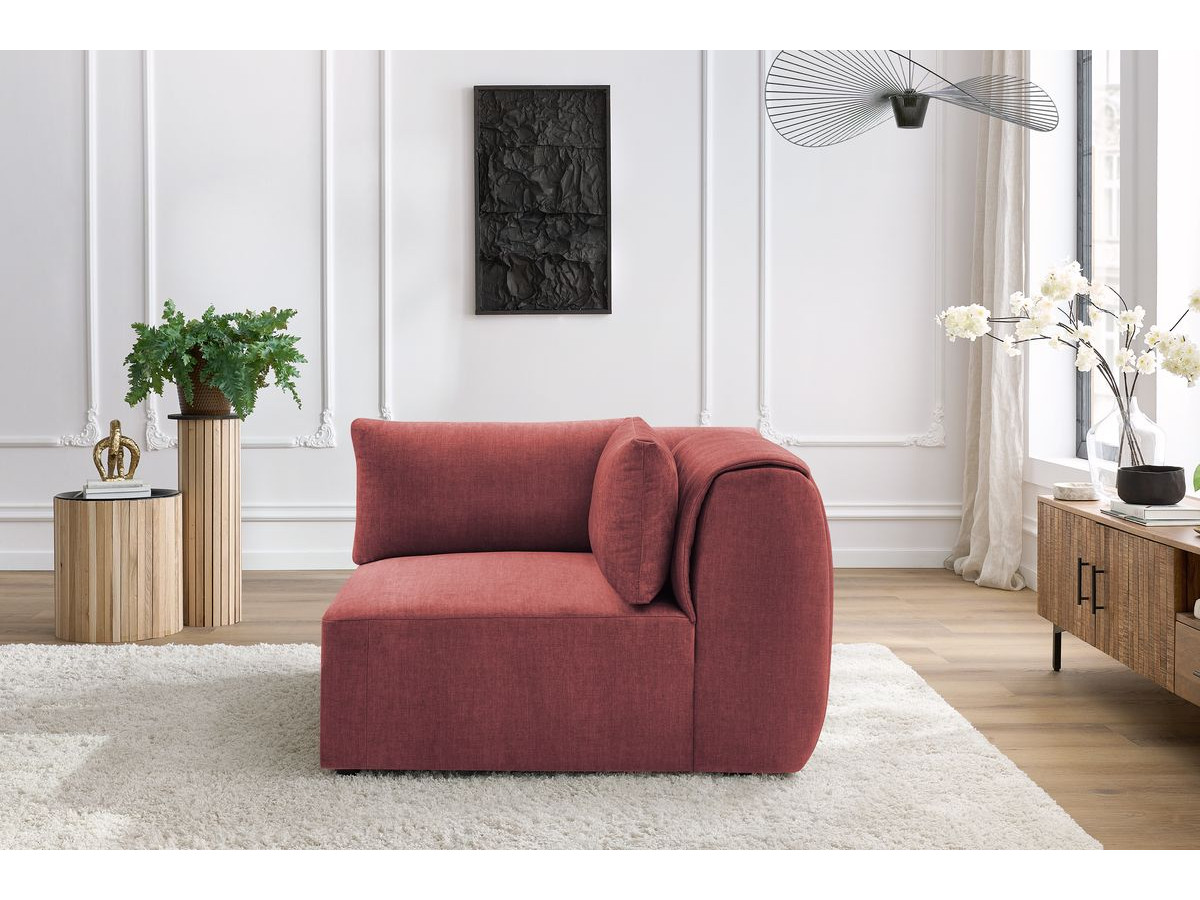 Bobochic Jeanne Eckmodul Samt Orange