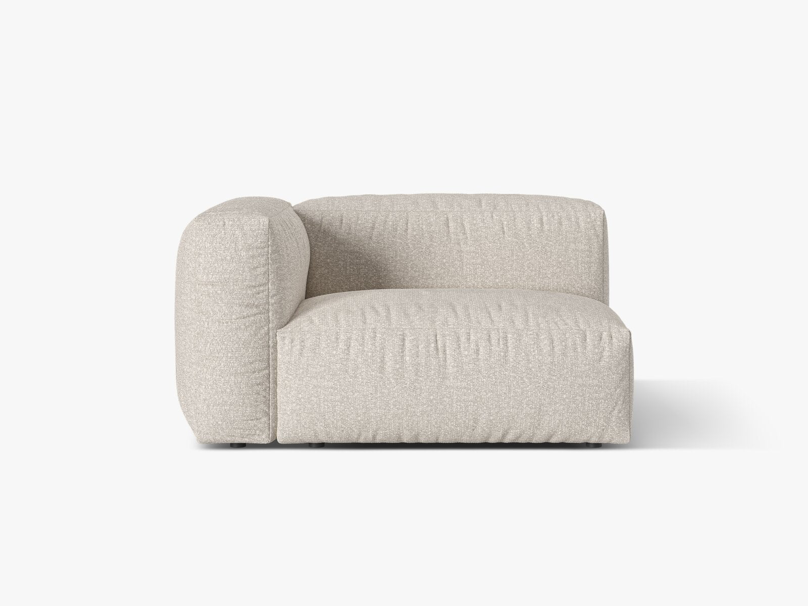Micadoni Eckmodul Martina 1-Sitzer Links Boucle Monet Beige