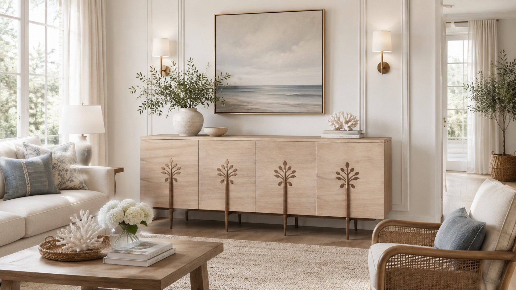 Livin Hill Sideboard Stilig Helles Naturholz
