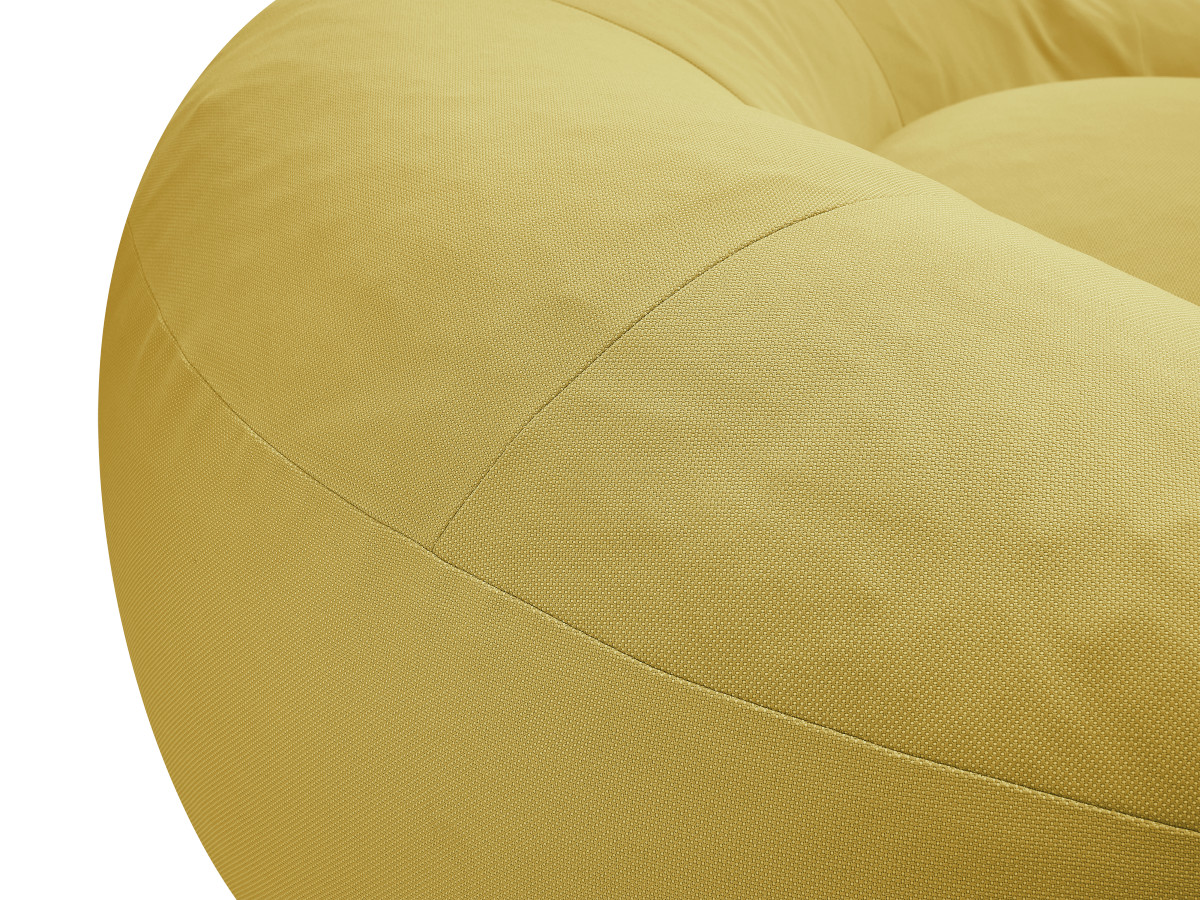 Bobochic Eloane Pouf Stoff Gelb, 150 cm