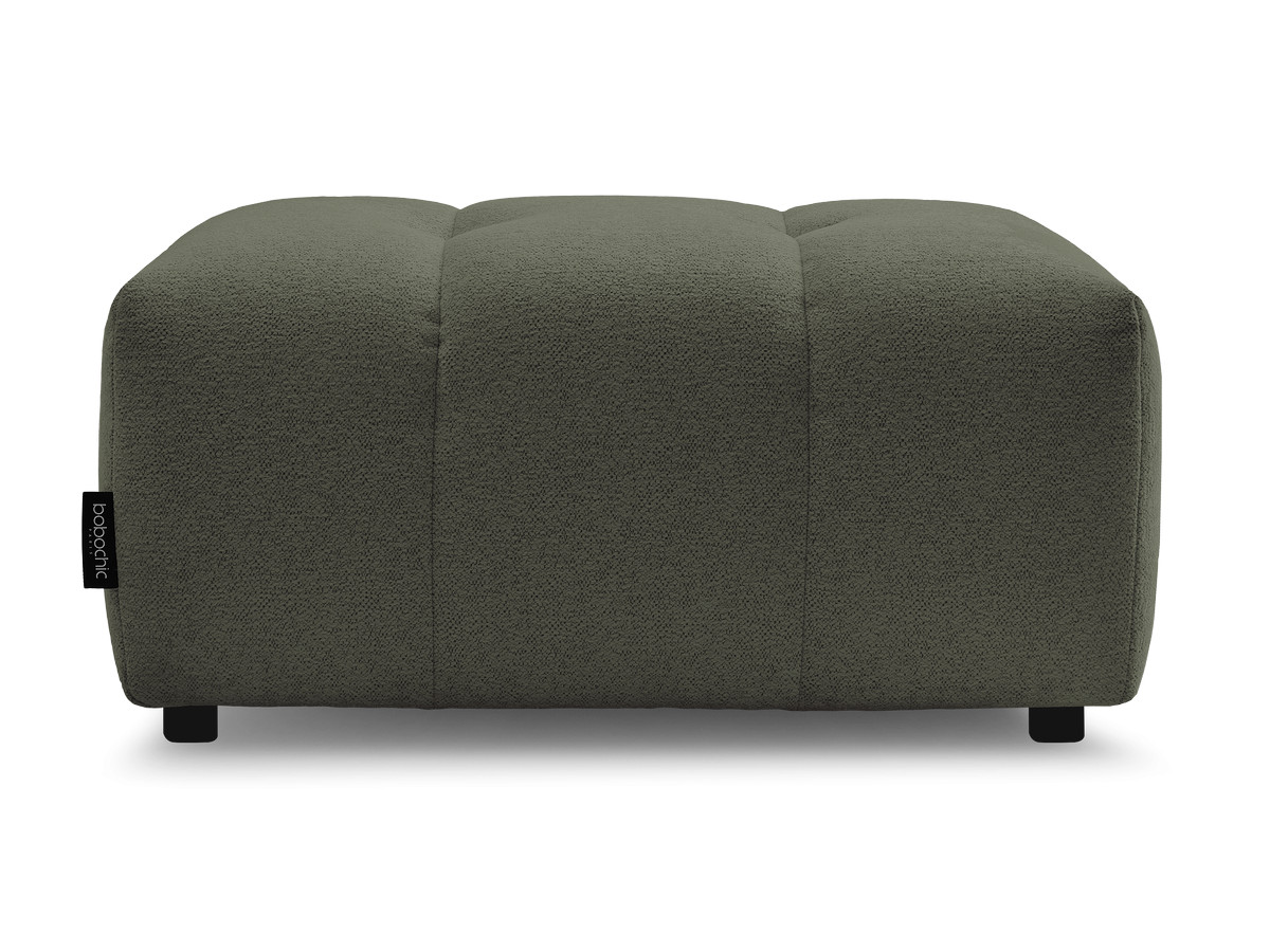 Bobochic Roxelane Pouf Melange-Stoff Grün