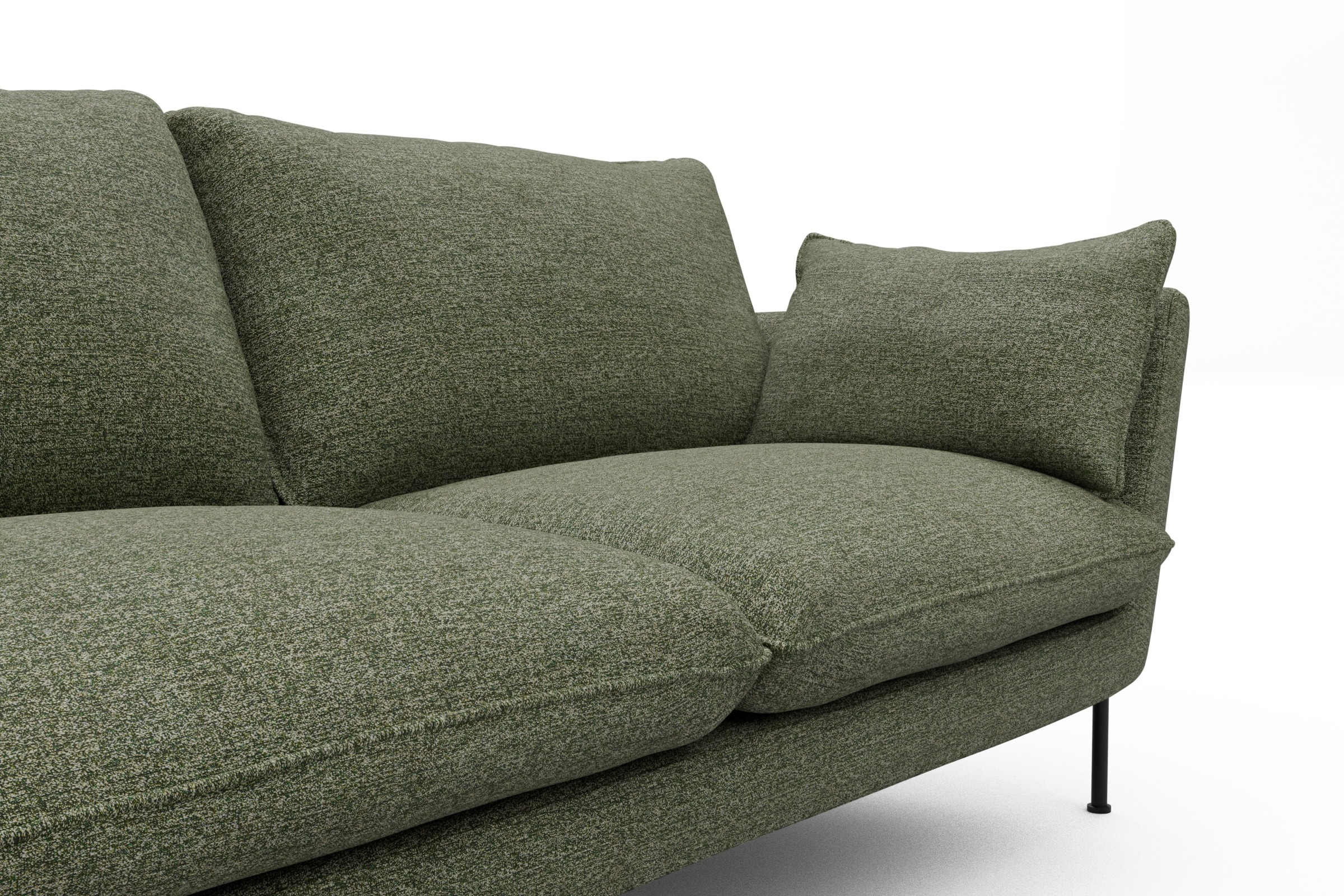 Sofa Anton 3-Sitzer Carreno-Vivid-Green
