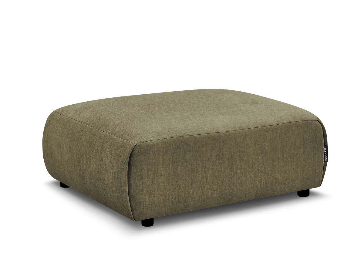 Bobochic Jana Pouf 94 × 114 cm Samt Grün