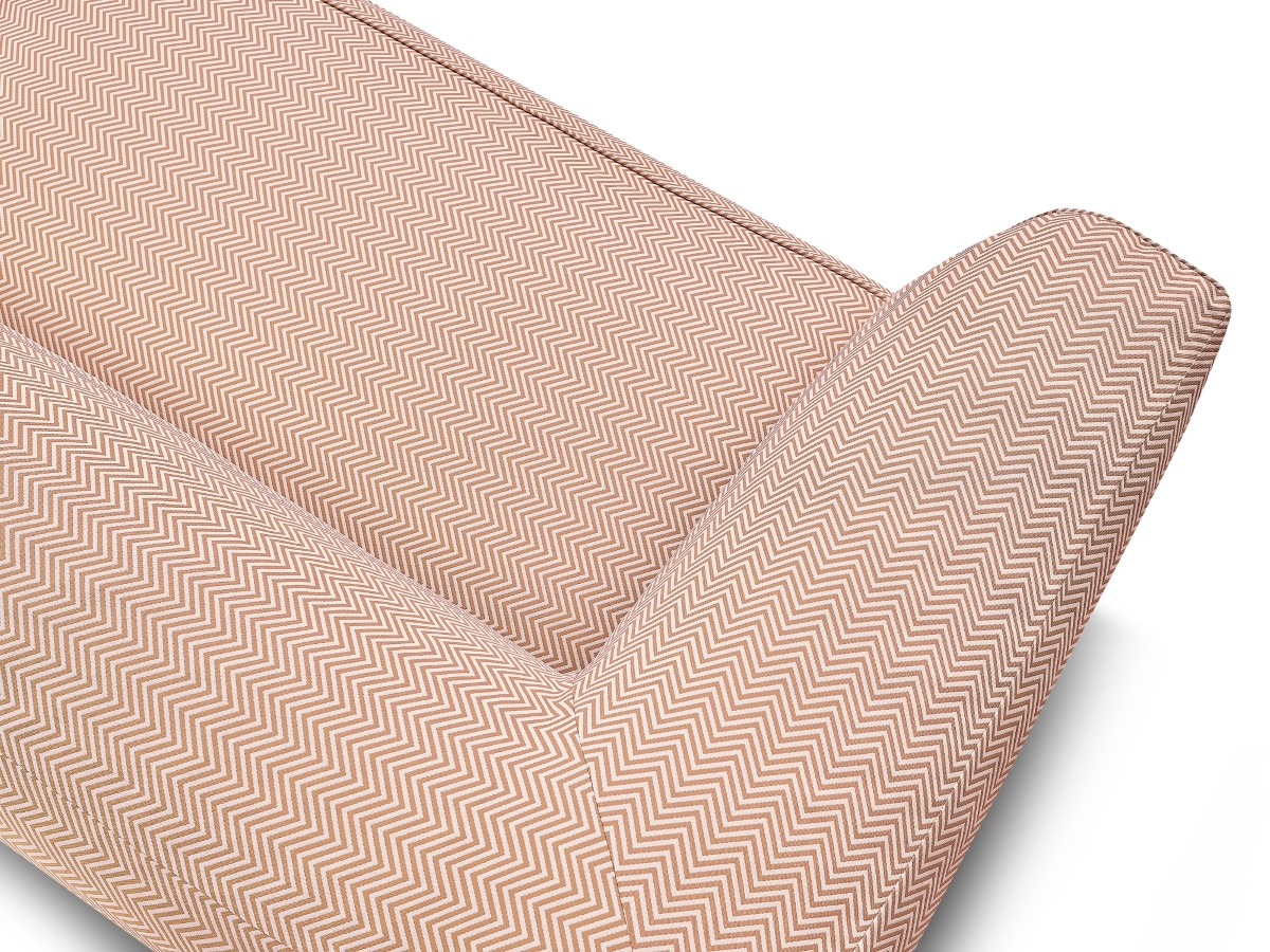 Bobochic Nour Gartensofa 2-Sitzer Stoff Orange
