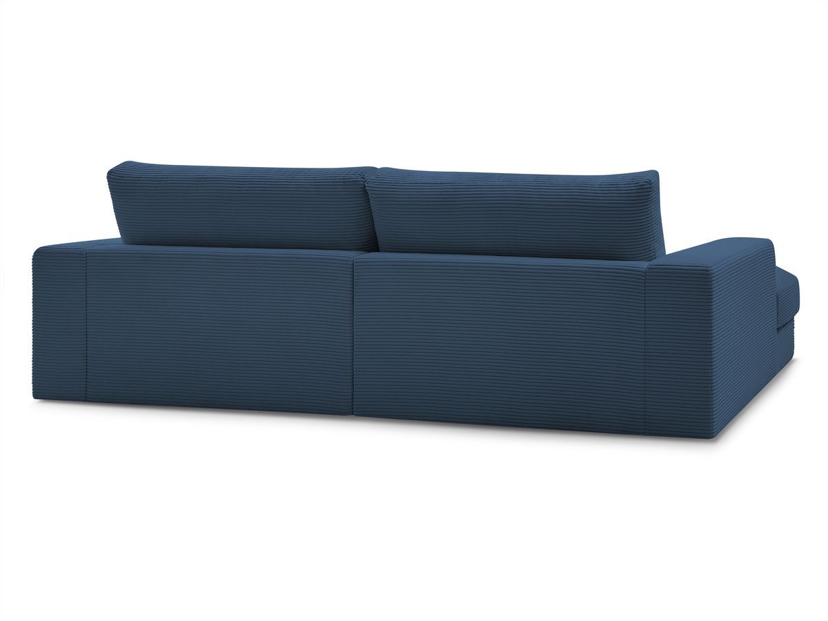 Bobochic Leonard Sofa 4-Sitzer 274 × 159 cm Cordsamt Dunkelblau