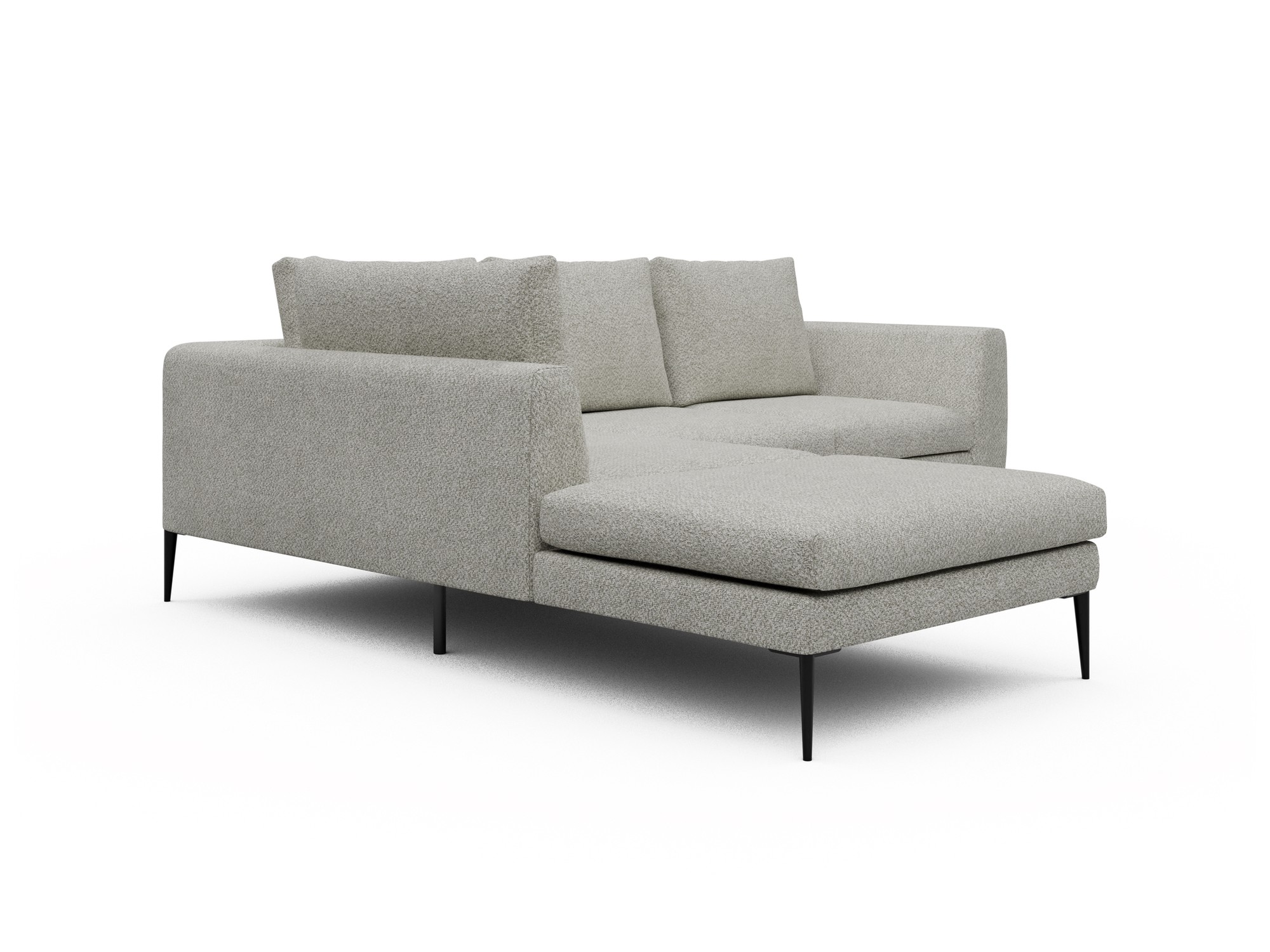 Skandi Home Ecksofa Paul Relax-Ecke links mit 2-Sitzer Vanora-Warm-Sand moebelfaktor