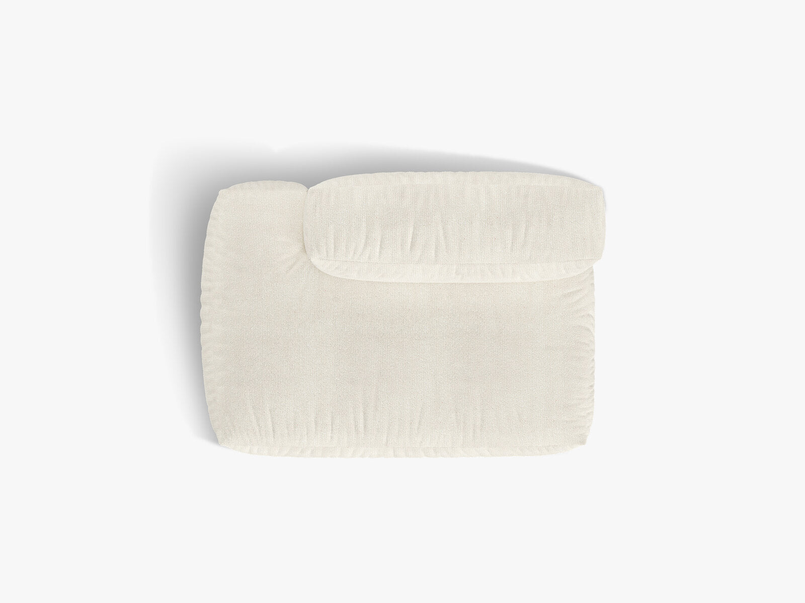 Micadoni Ecksofa-Modul Martina 1-Sitzer Links Boucle Monet Elfenbein