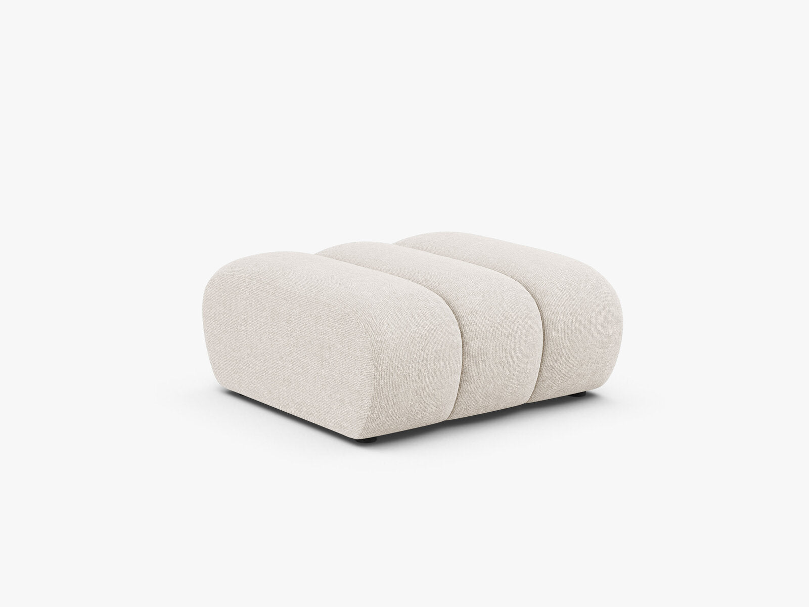 Micadoni Hocker Lupine Chenille Eden Helles Beige