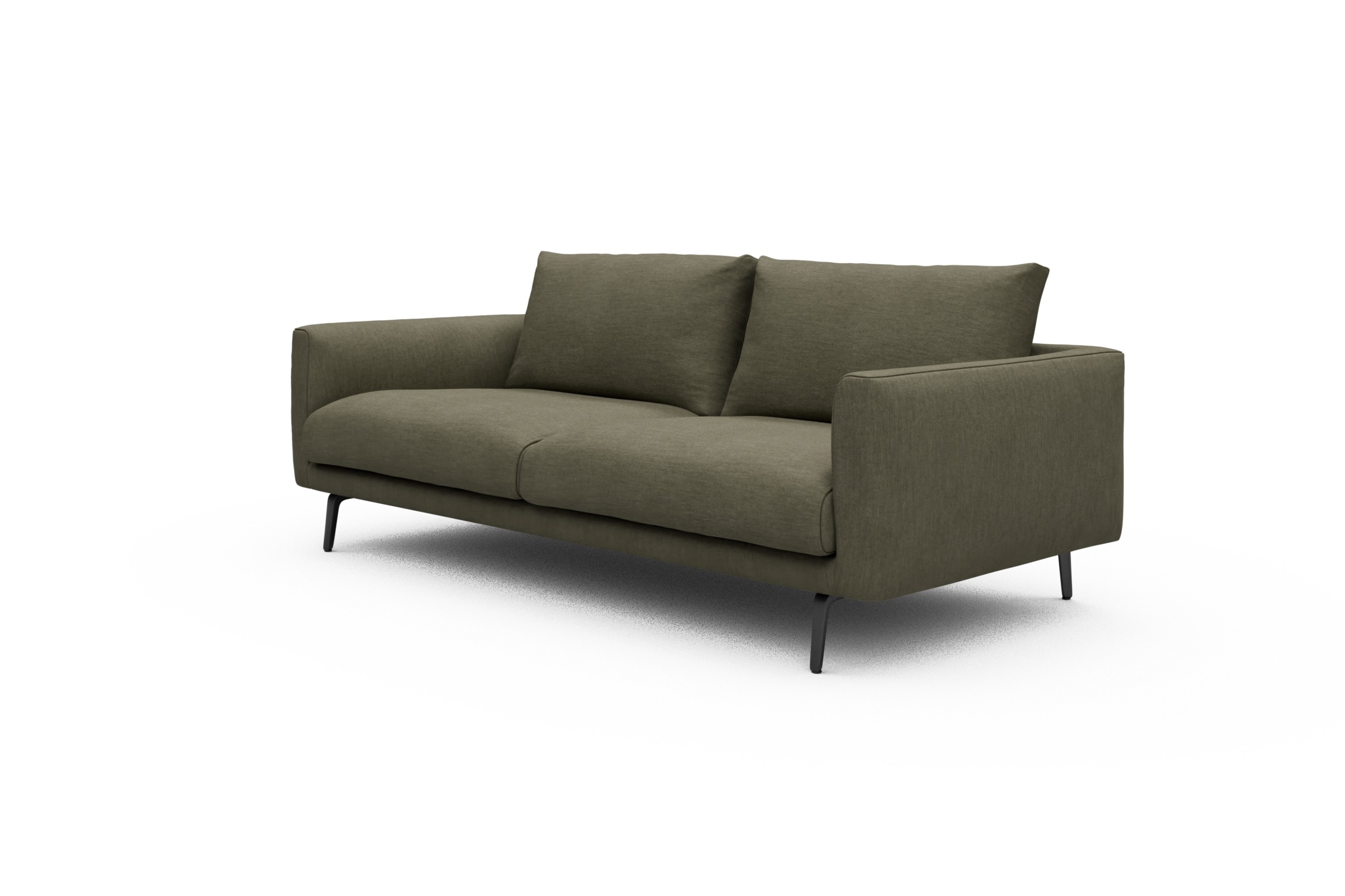 Sofa Karl 3-Sitzer Vivus-Dusty-Olive