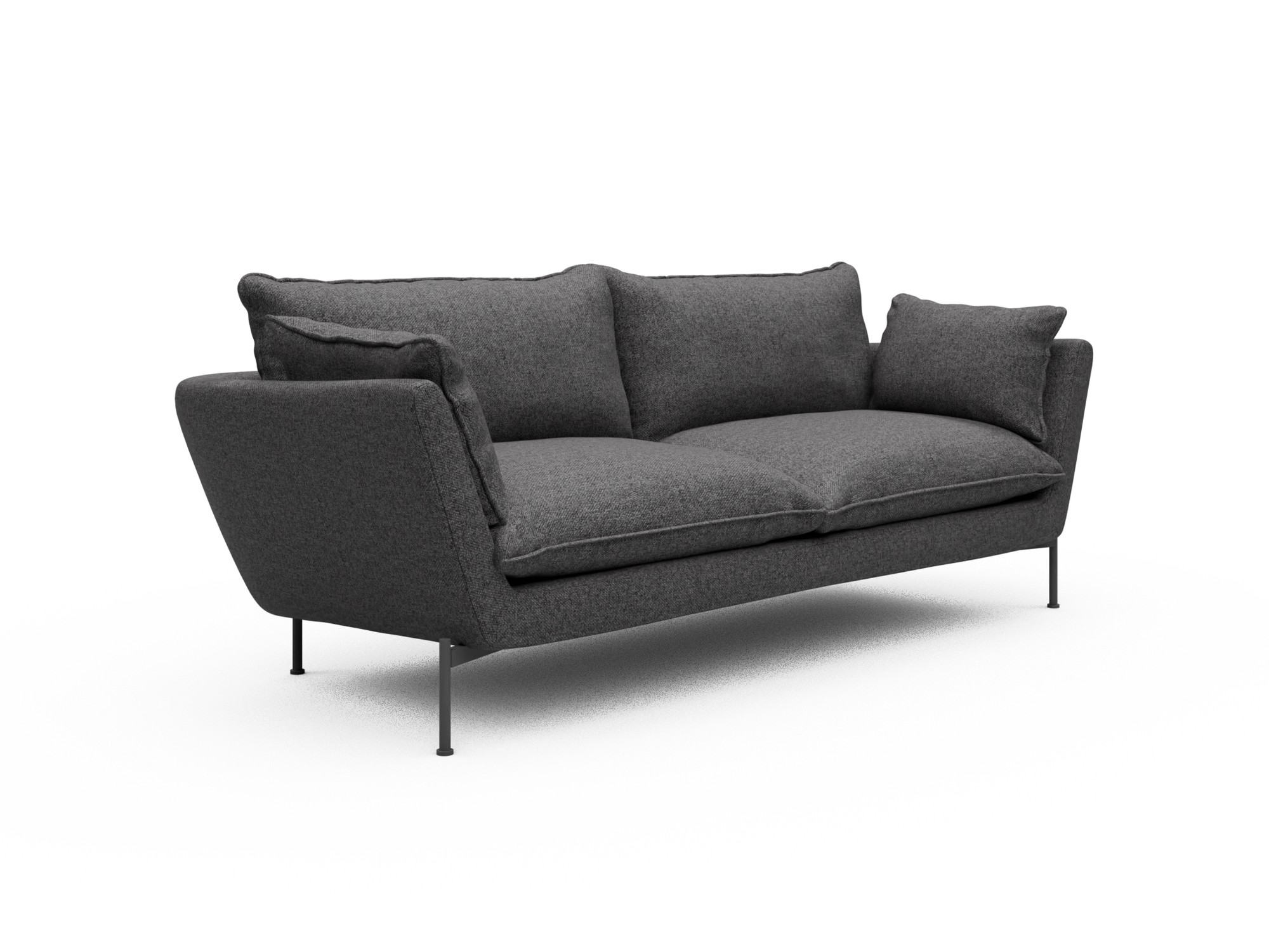 Skandi Home Sofa Anton Soft 3-Sitzer Sama-Antracite moebelfaktor