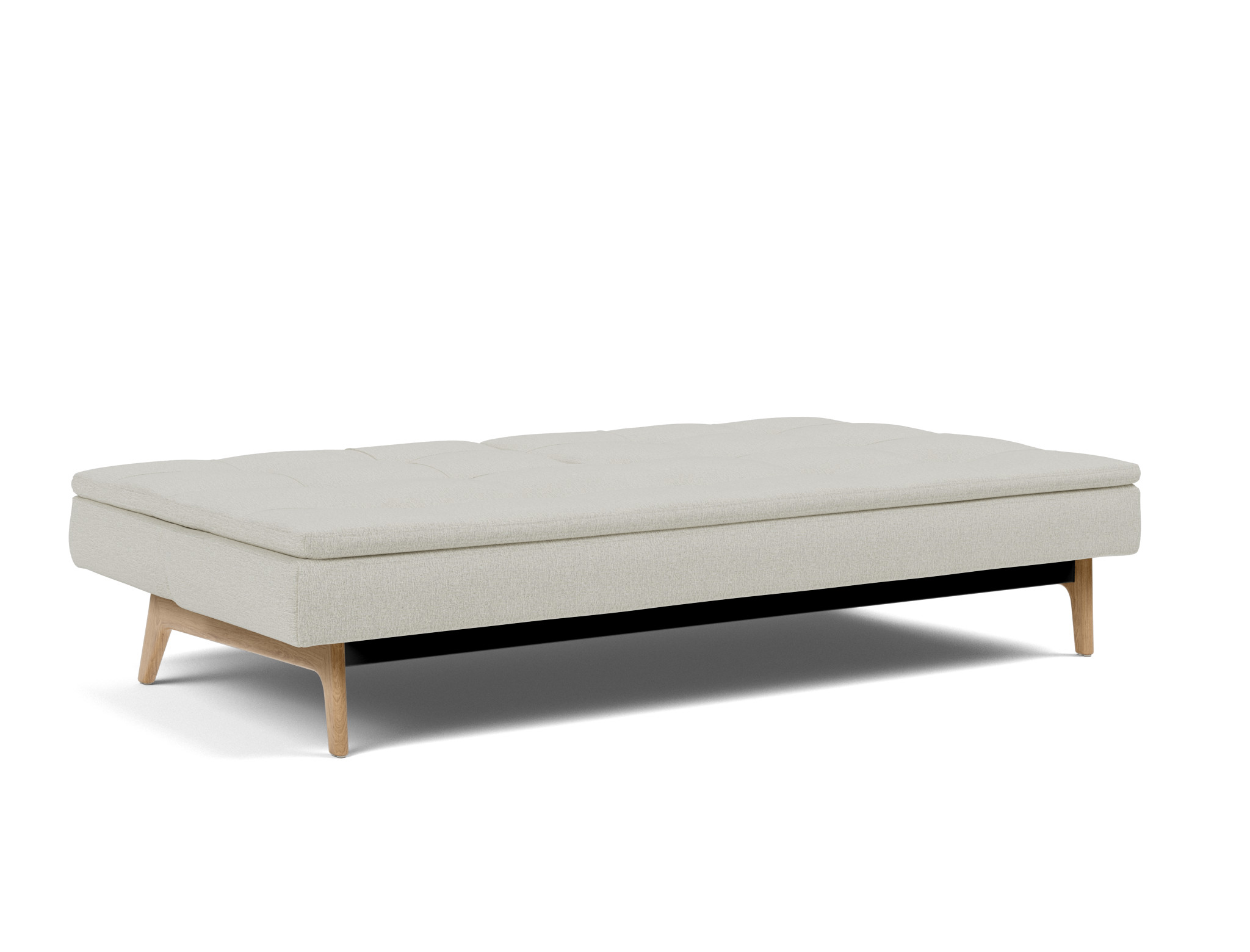 Schlafsofa Dublexo Flachgewebe Mixed Dance 527-Natural Beine Eiche
