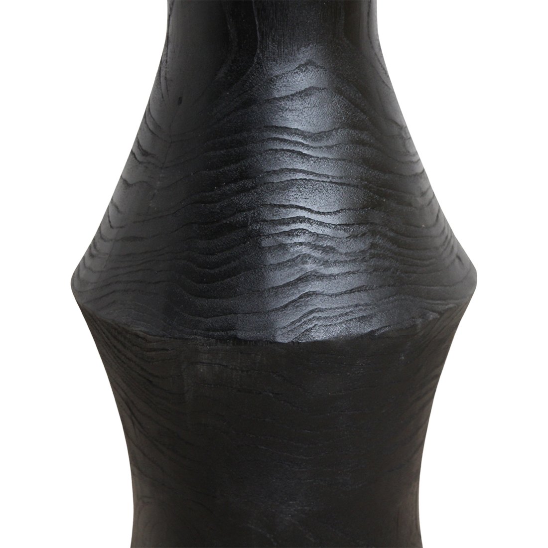 Raw Materials Nero Beistelltisch aus Teakholz Twilight schwarz