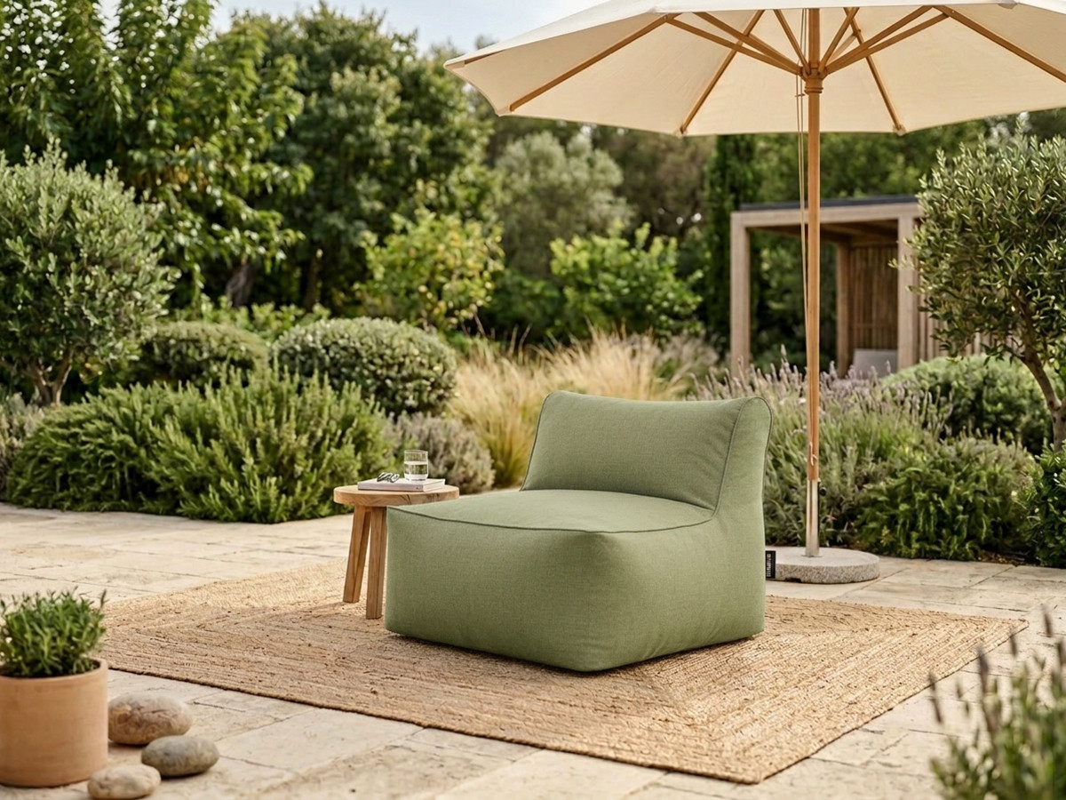 Bobochic Riviera Sofamodul 1-Sitzer Stoff Grün