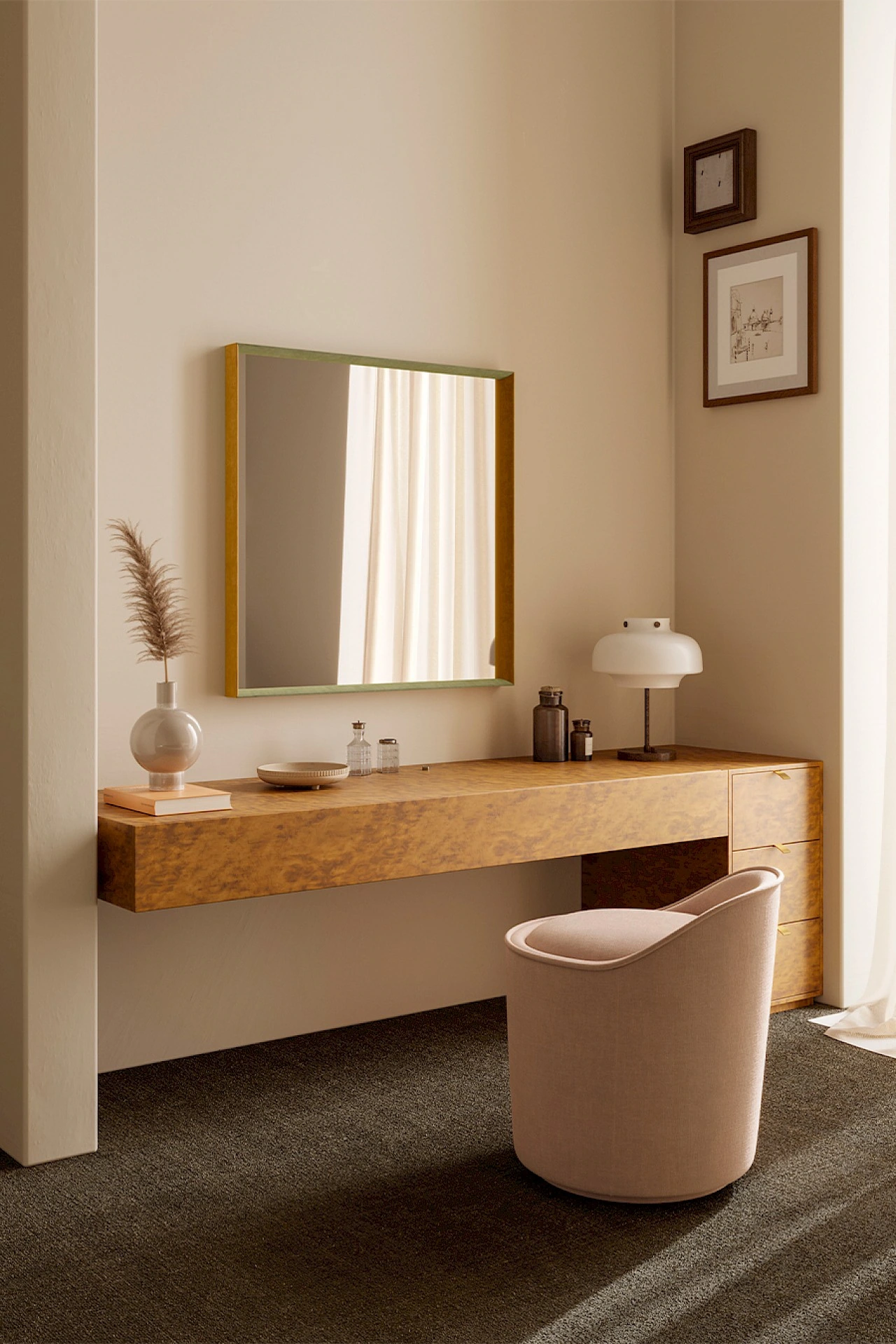 deKnudt Velvet Ochre Small – Raumansicht 7