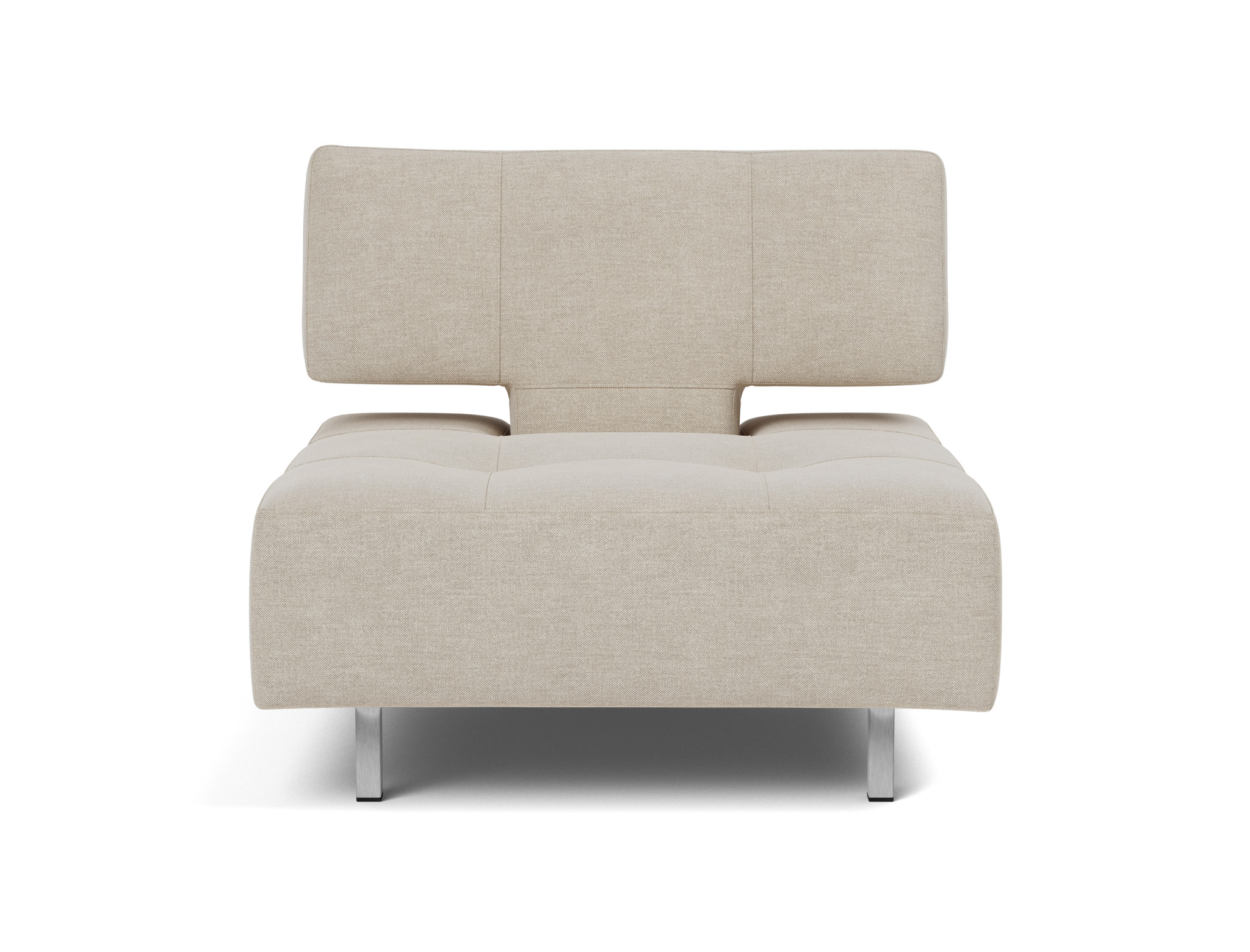 Sessel Long Horn D.E.L. Flachgewebe Phobos 586-Latte