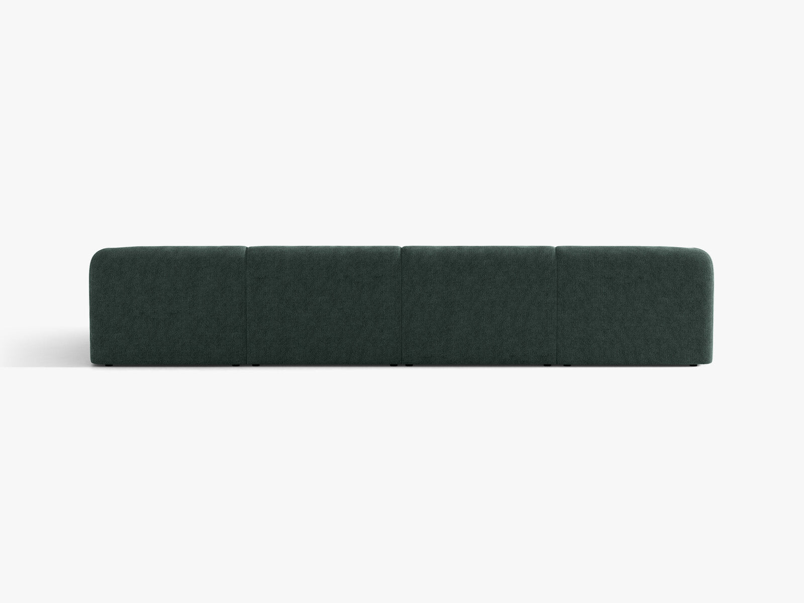 Micadoni Panorama-Sofa Miley 5-Sitzer Chenille Haga Petrol