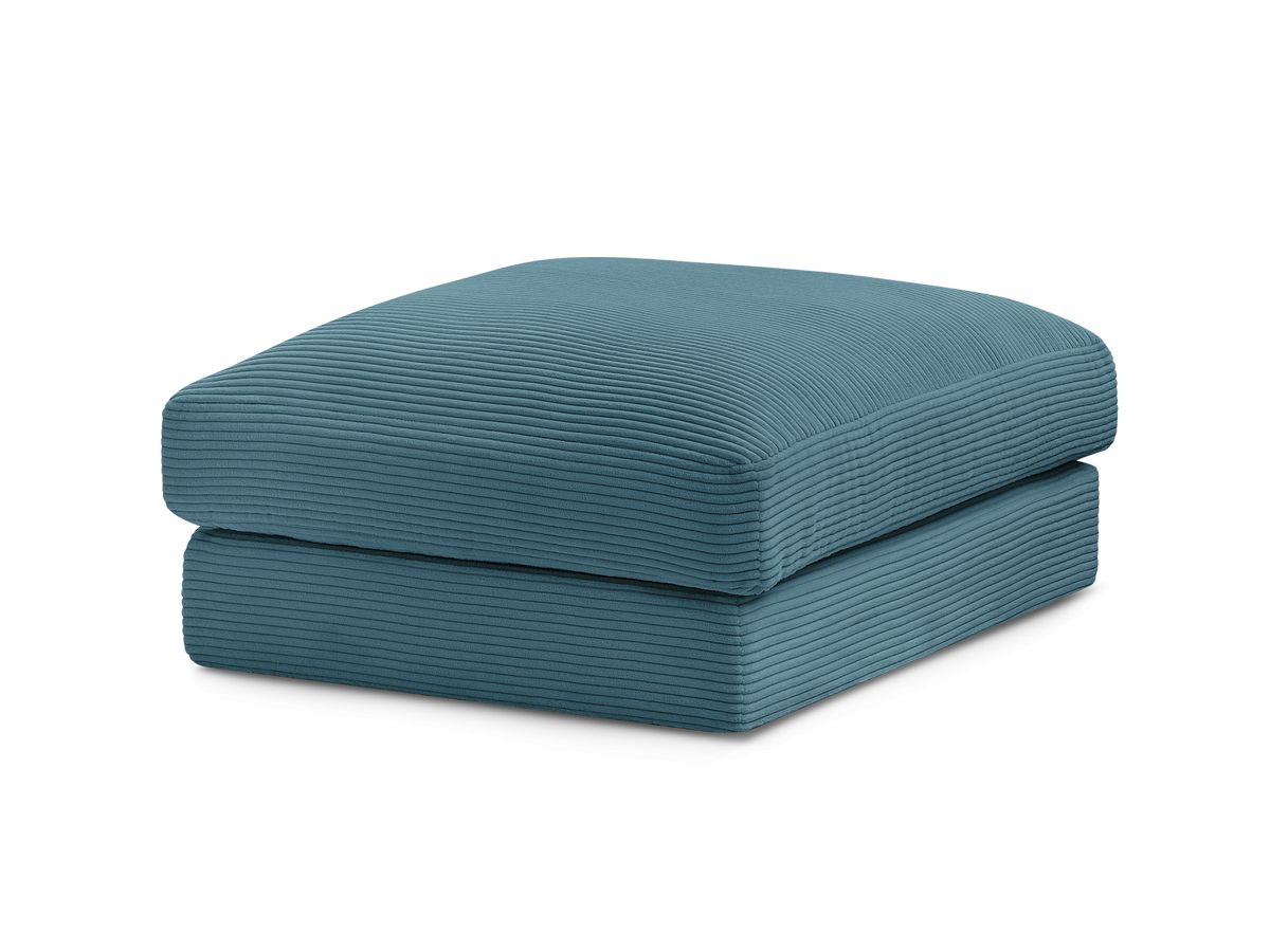 Bobochic Leonard Pouf Cordsamt Hellblau