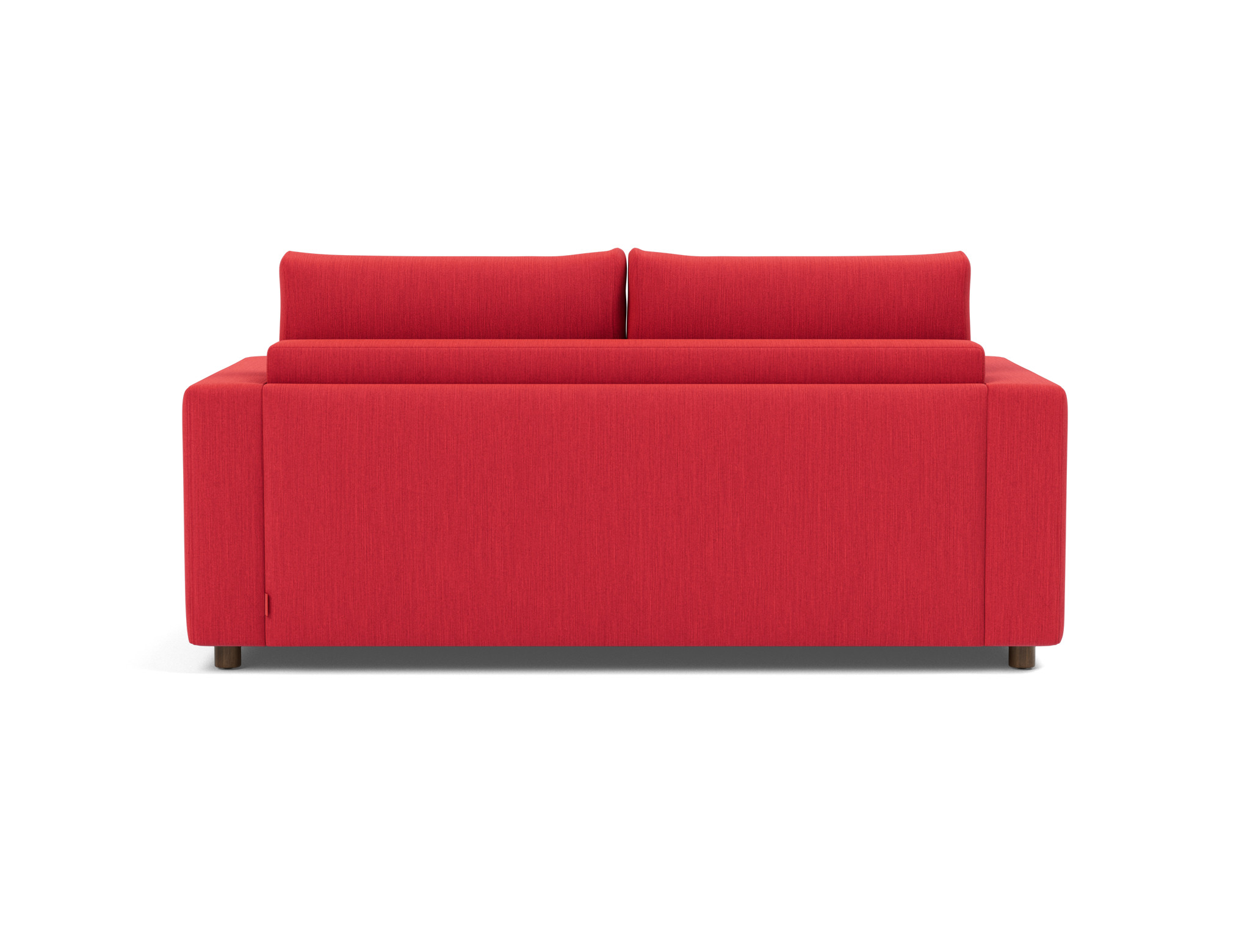 Schlafsofa Neah mit Standard-Armlehnen 160 Flachgewebe Elegance 511-Red