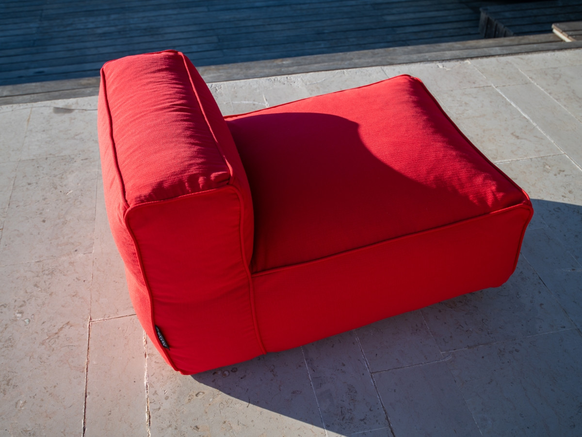 Bobochic Giulia Sofamodul 1-Sitzer Stoff Rot