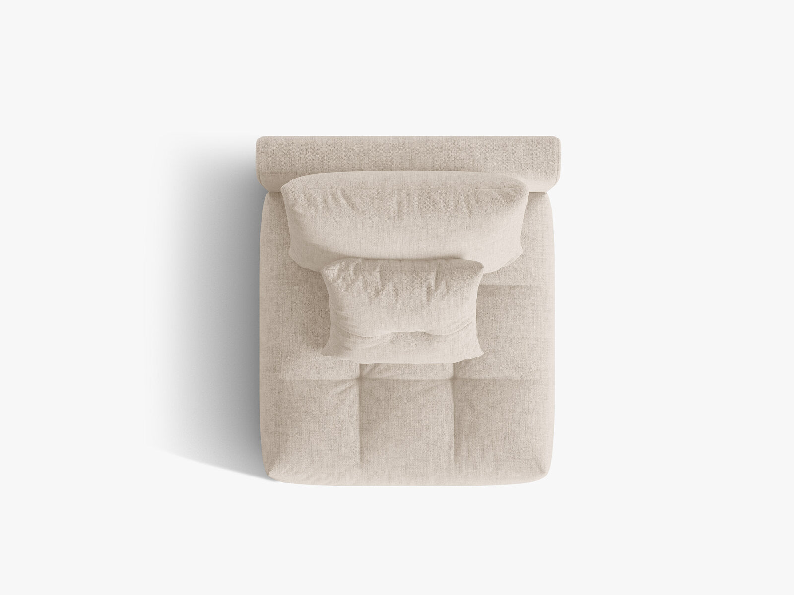 Micadoni Armloses Modul Bloom Strukturierter Stoff Wind Helles Beige