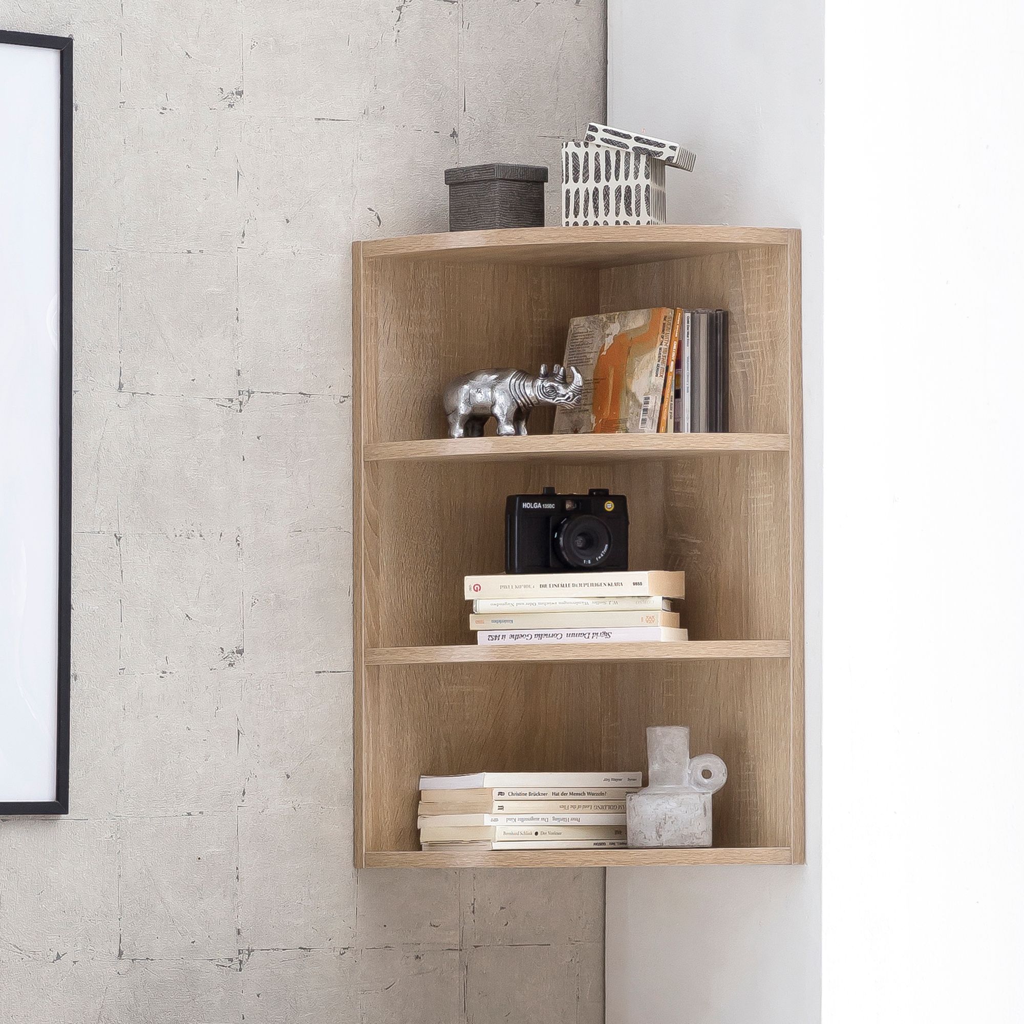 Wandregal Flatey Sonoma 30 × 30 × 60 cm