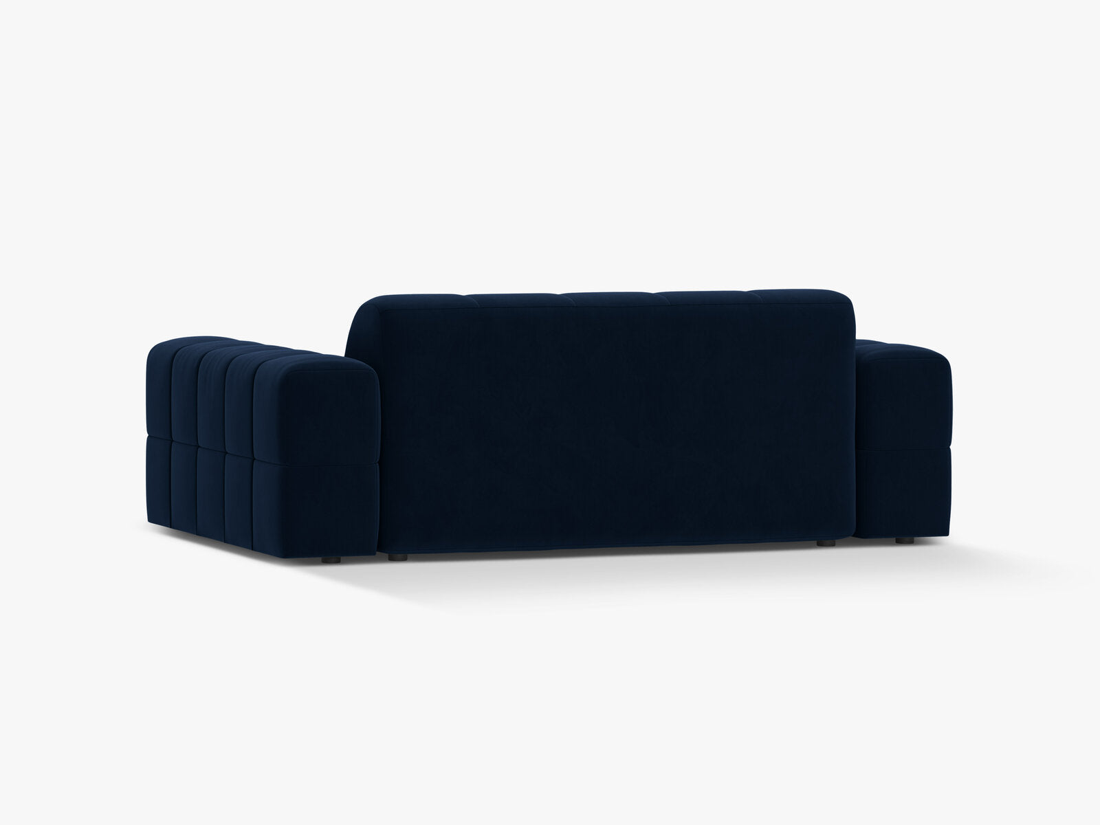 Micadoni Jennifer Sofa 2-Sitzer Samt Bluvel Königsblau