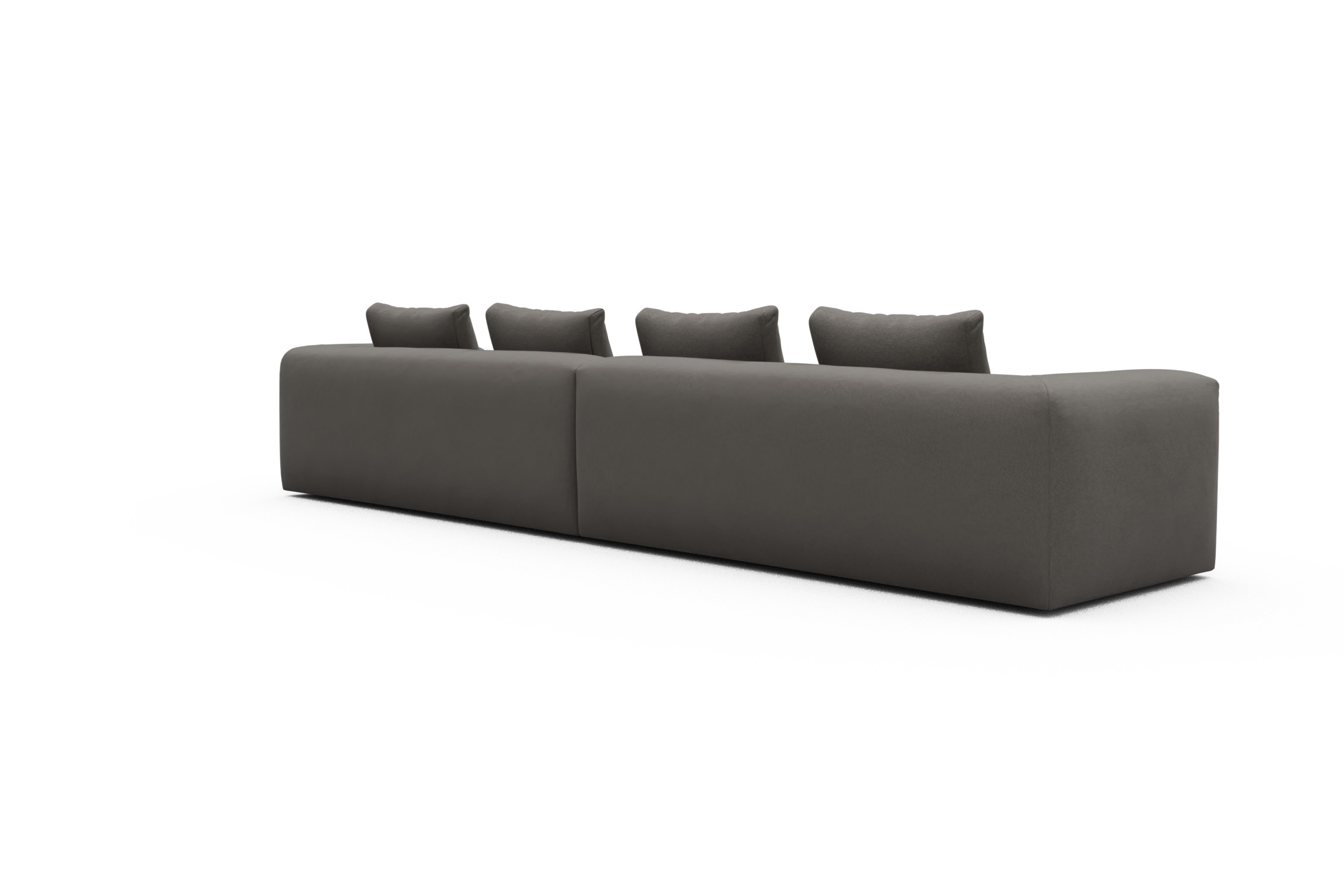 Sofa Modulares XXL Sofa Fred 5-Sitzer Satya-Taupe