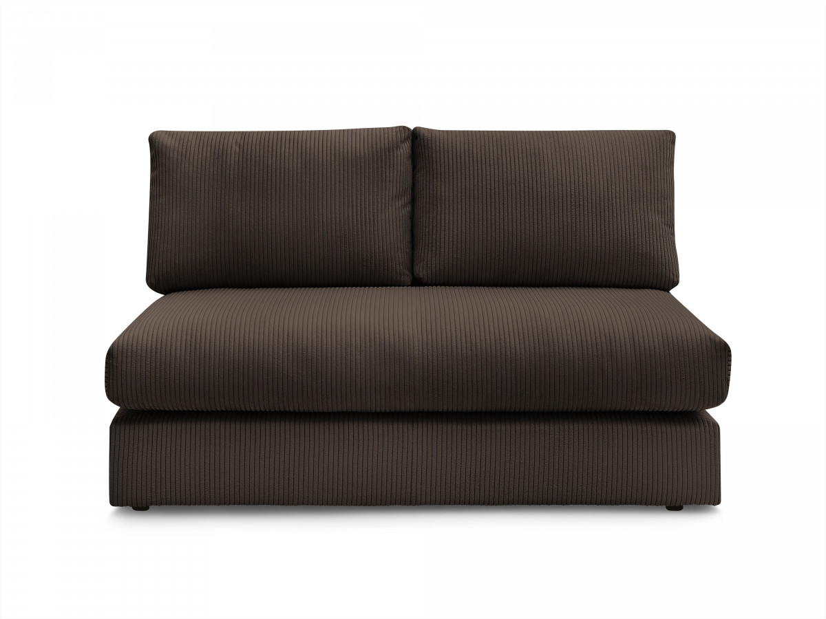 Bobochic Paris Sofamodul 2-Sitzer Cordsamt Braun