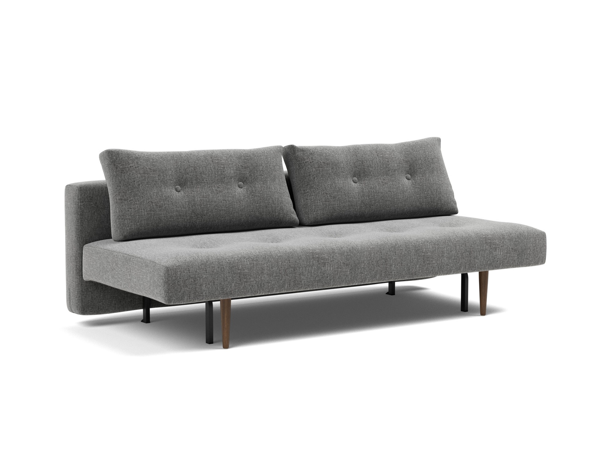 Schlafsofa Recast Strukturierter Stoff Twist 563-Charcoal