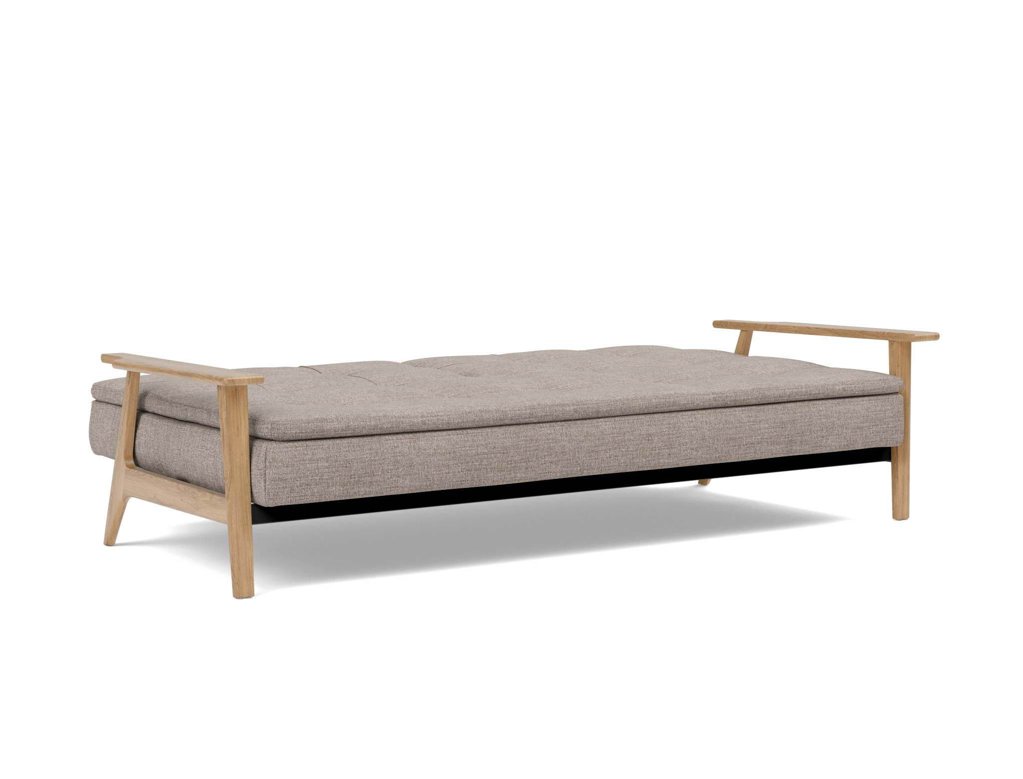 Schlafsofa Dublexo Frej Chenille Yuveno 472-Warm-Grey