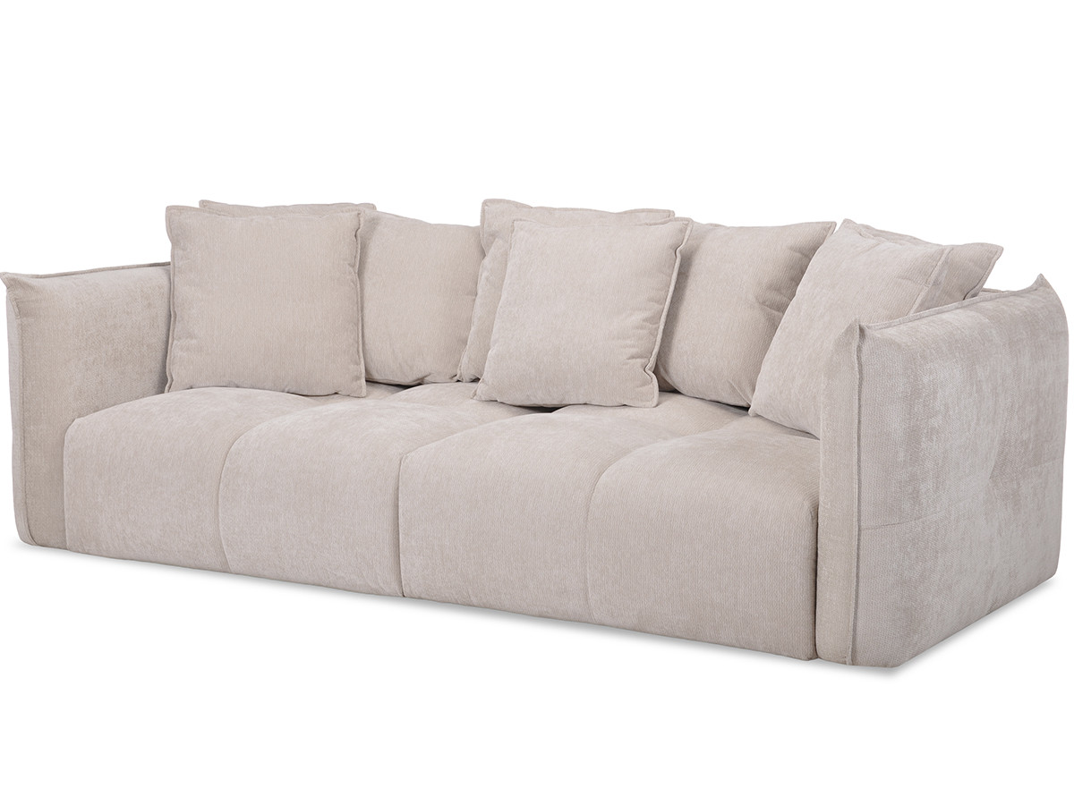 Bobochic Harlem Sofa 3-Sitzer Stoff Beige