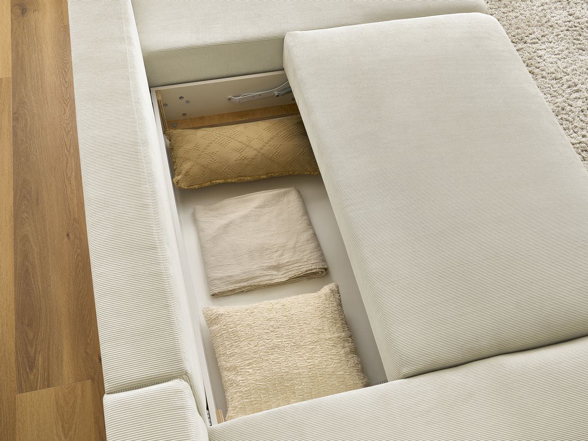 Bobochic Sidonie Wohnlandschaft Cordsamt Beige