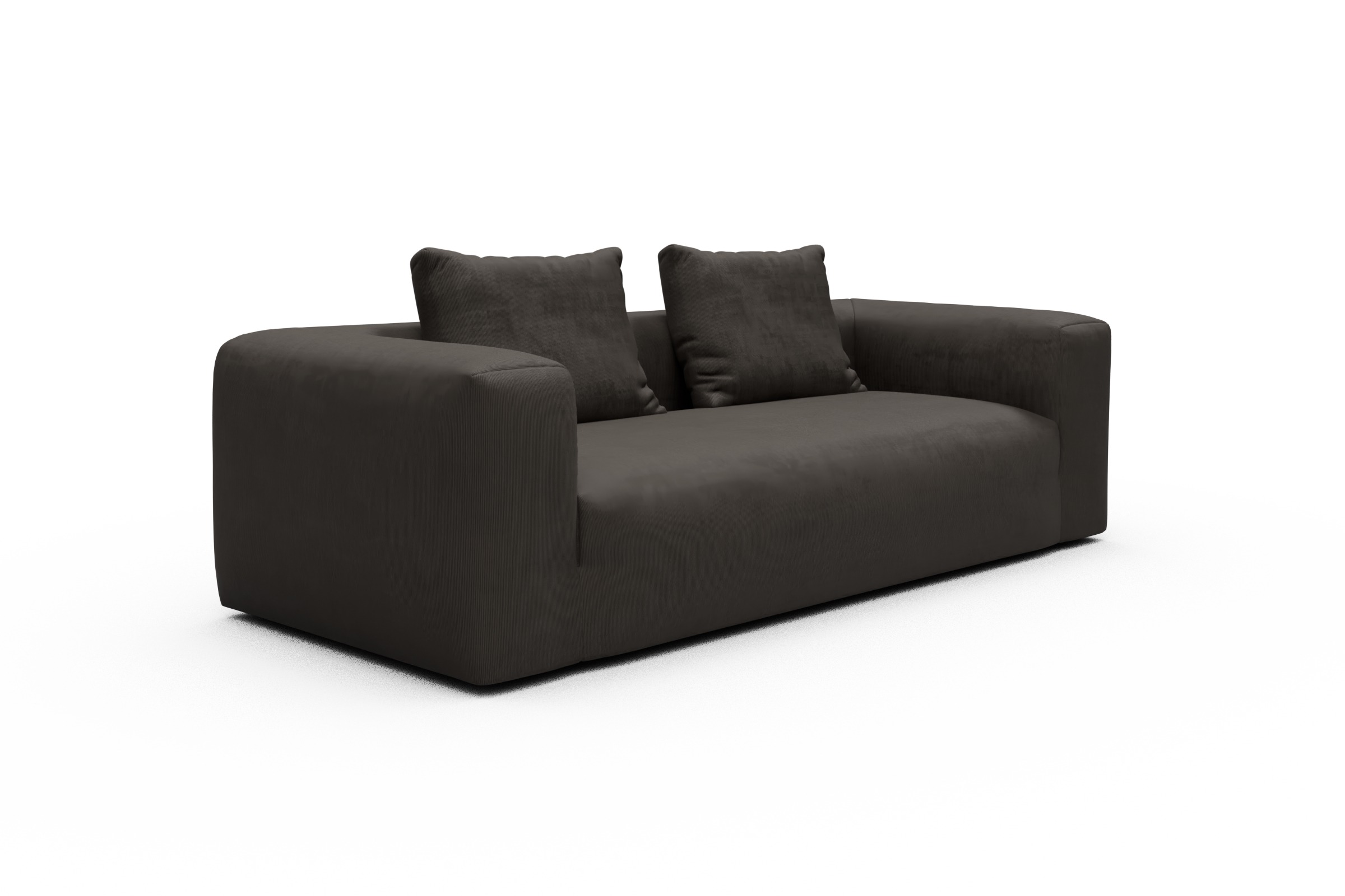 Sofa Fred 3-Sitzer Cordufine-Taupe