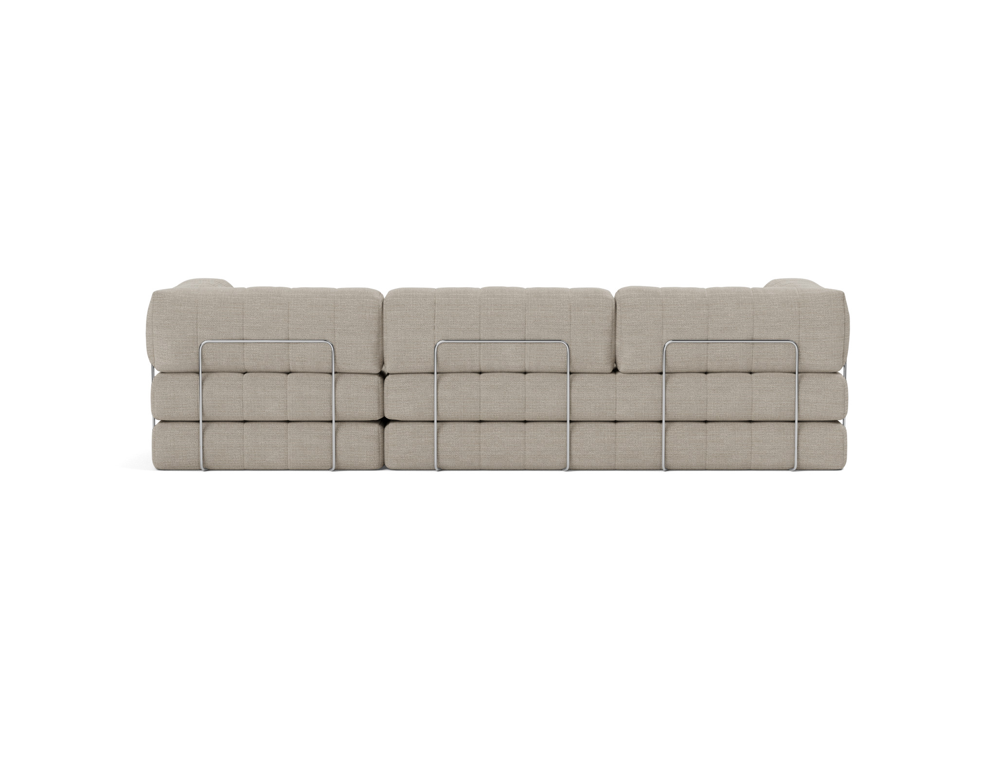 Schlafsofa CozyPad Grand mit Armlehnen Strukturierter Stoff Kenya 579-Gravel