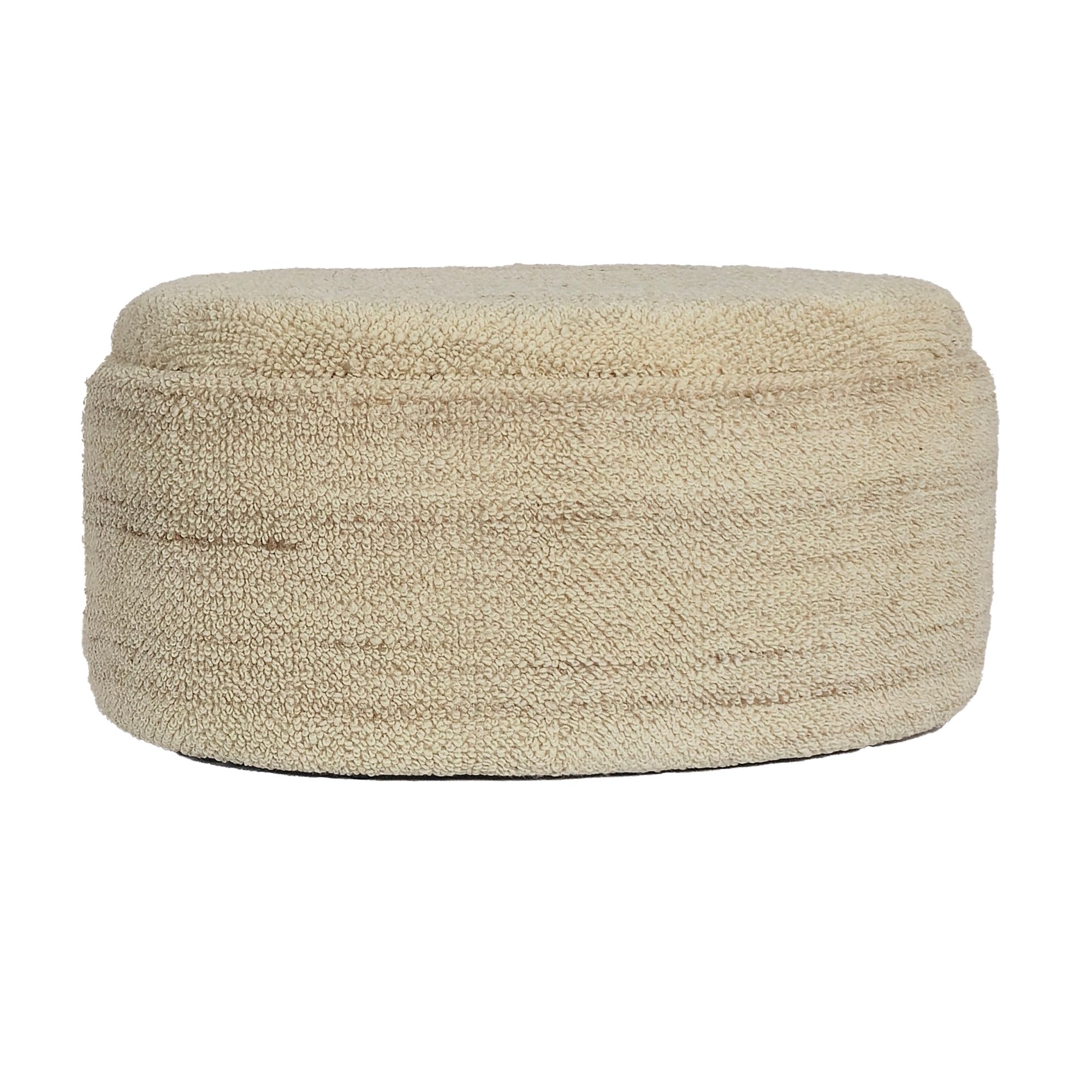 Sitzhocker Oteren Stoff Braun 81 × 62 × 40 cm