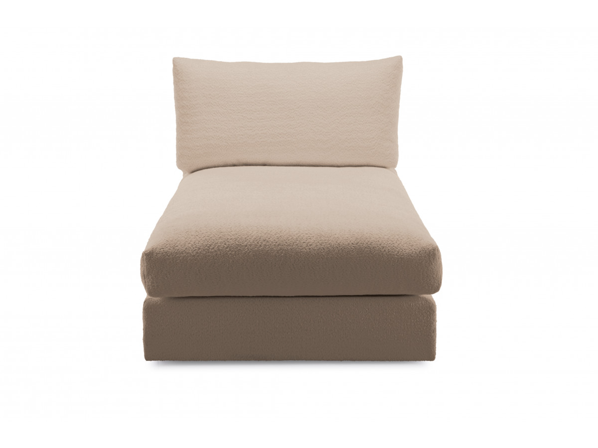 Bobochic Paris Méridienne-Modul Bouclé-Stoff Braun