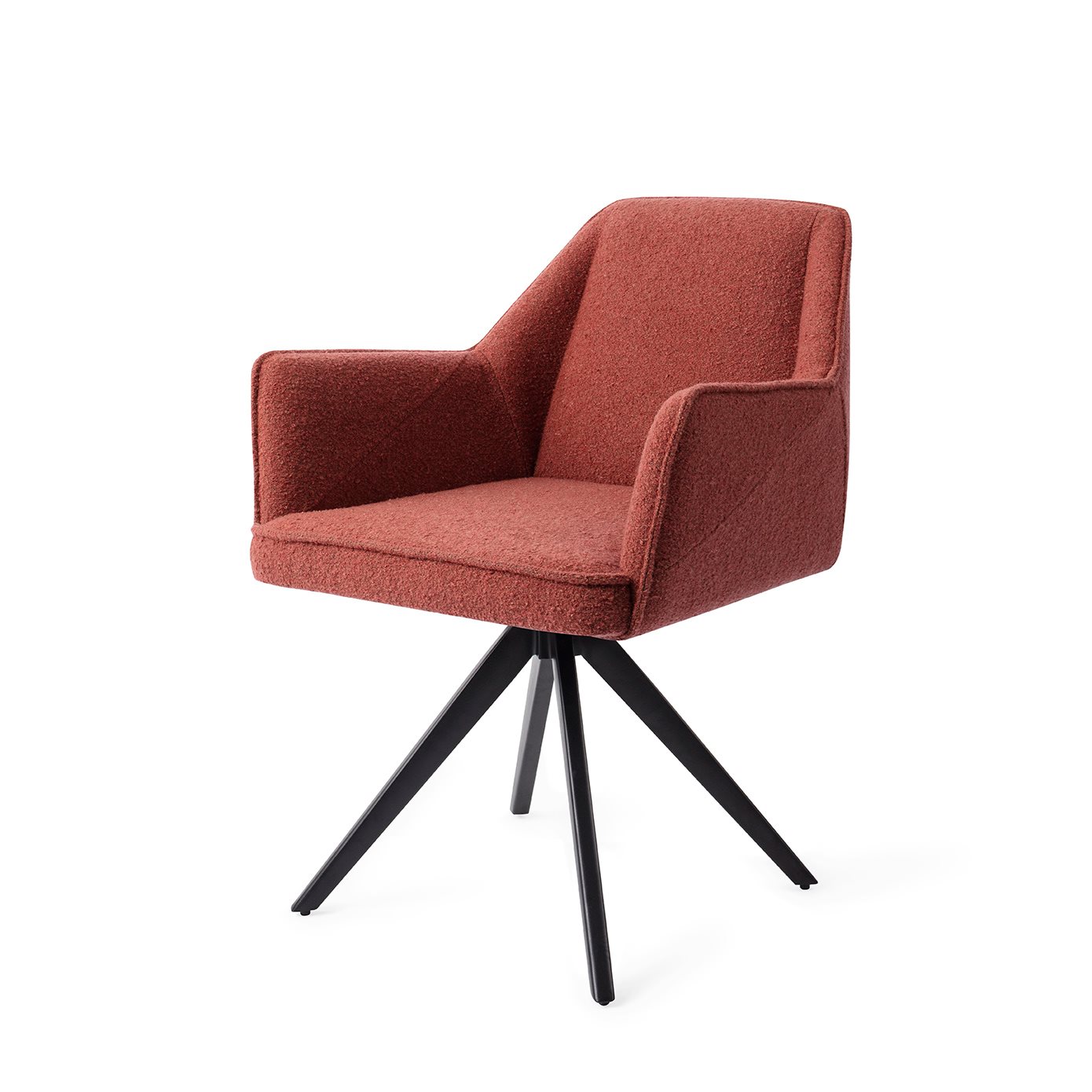 Jesper Home Esszimmerstuhl Tome Shabby-Saffron Turn Schwarz