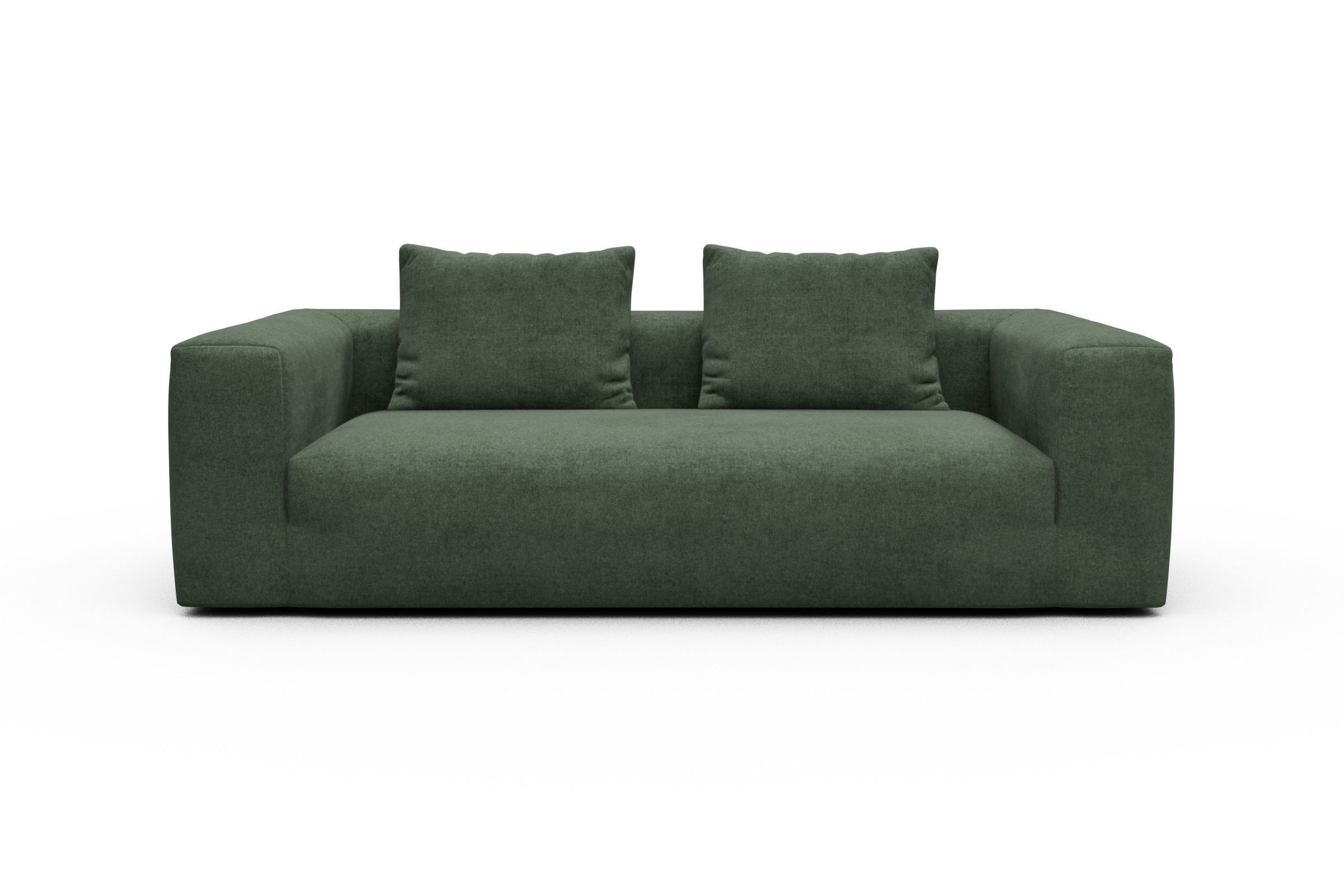 Skandi Home Sofa Fred 3-Sitzer Casone-Forest-Green moebelfaktor