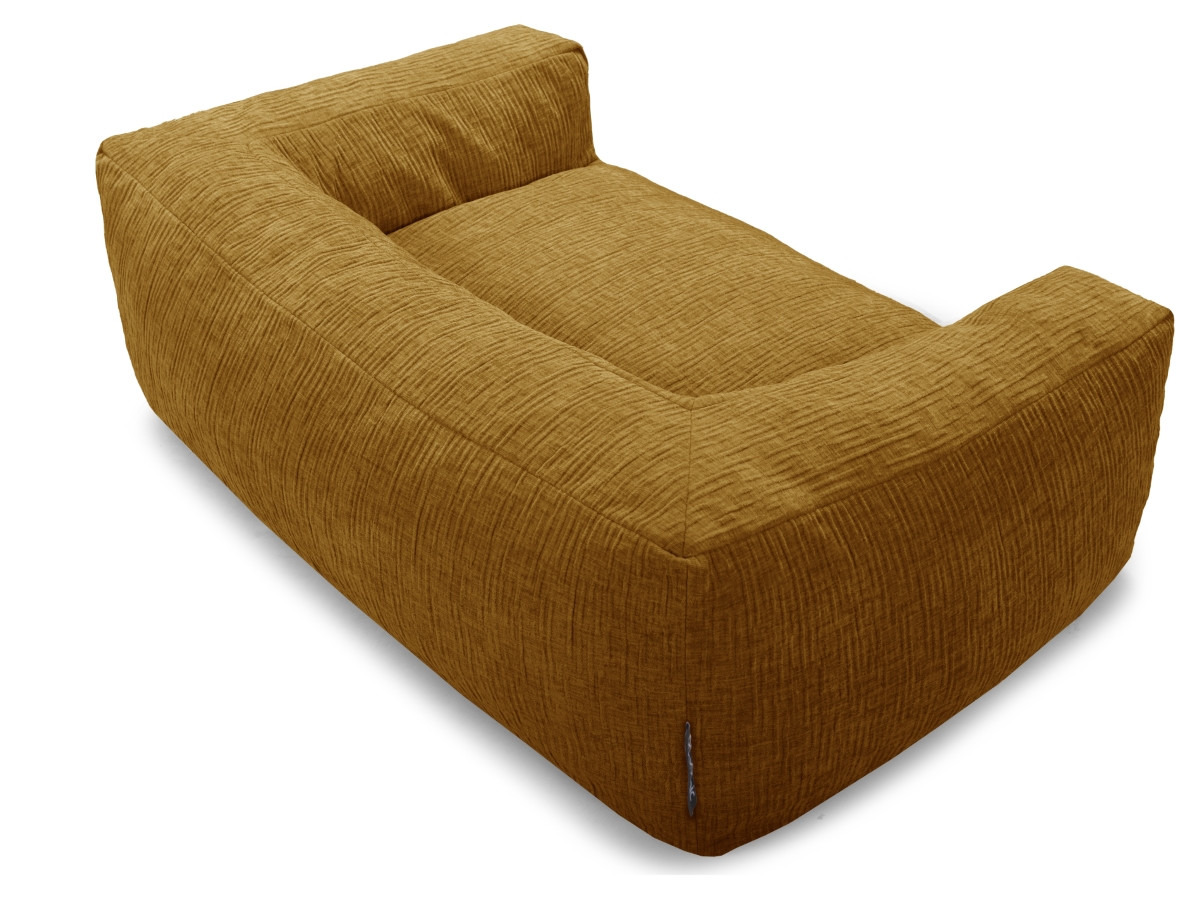 Bobochic Salto Hundekorb Strukturstoff Gelb, Größe M (80 cm)