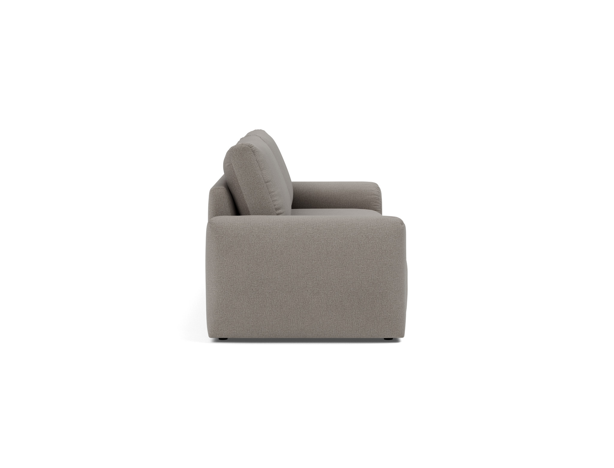 Schlafsofa Norum mit Chunky-Armlehnen Flachgewebe Mixed Dance 521-Grey