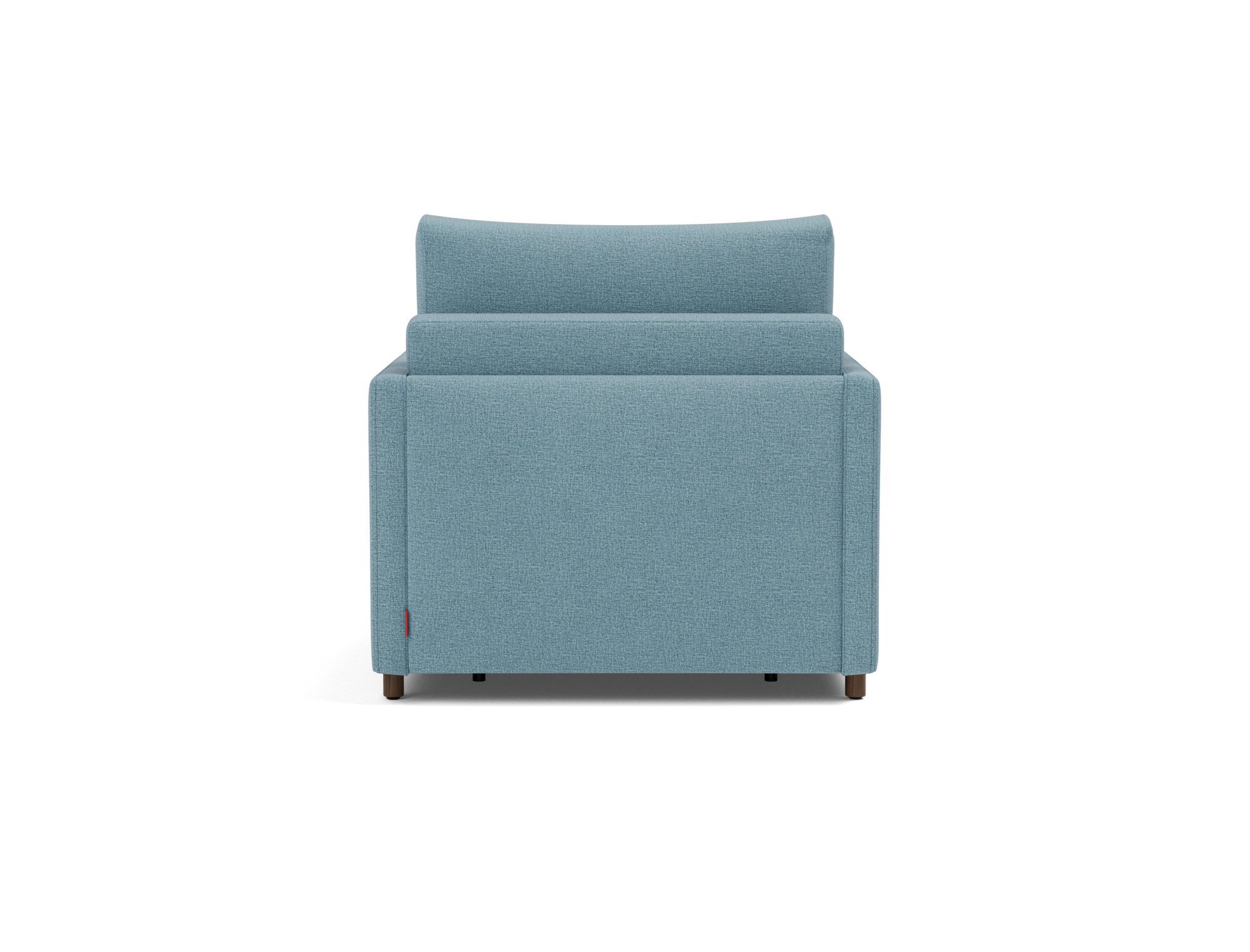 Schlafsessel Neah mit Slim-Armlehnen Flachgewebe Mixed Dance 525-Light-Blue