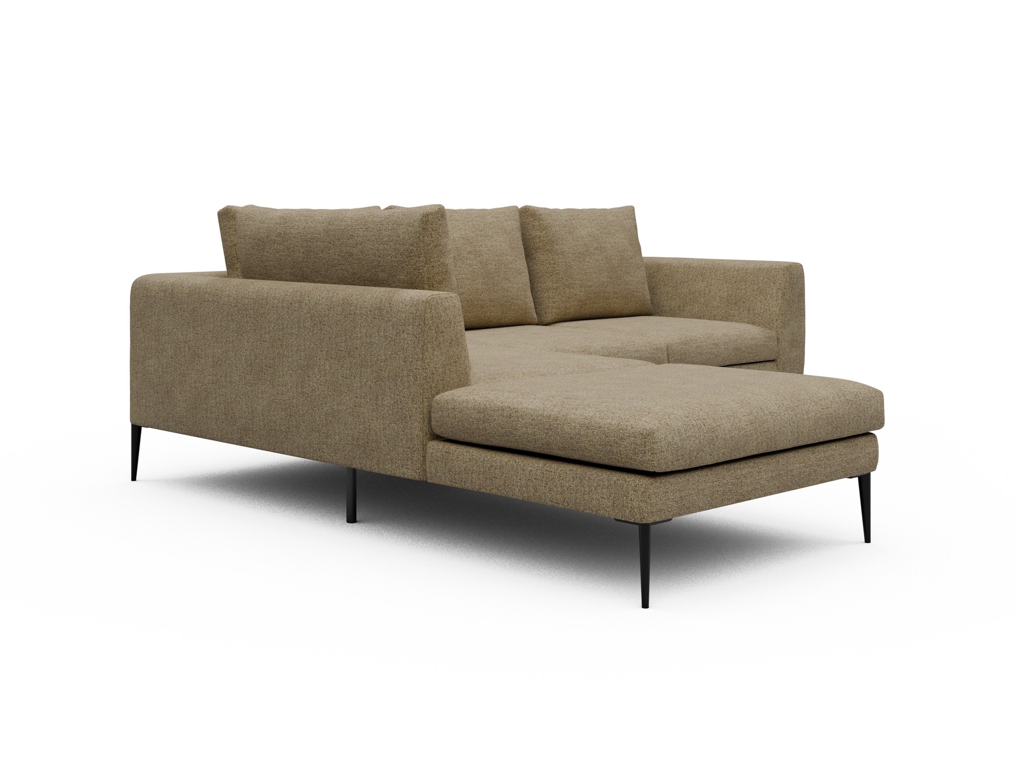 Skandi Home Ecksofa Paul Relax-Ecke links mit 2-Sitzer Carreno-Silician-Yellow moebelfaktor