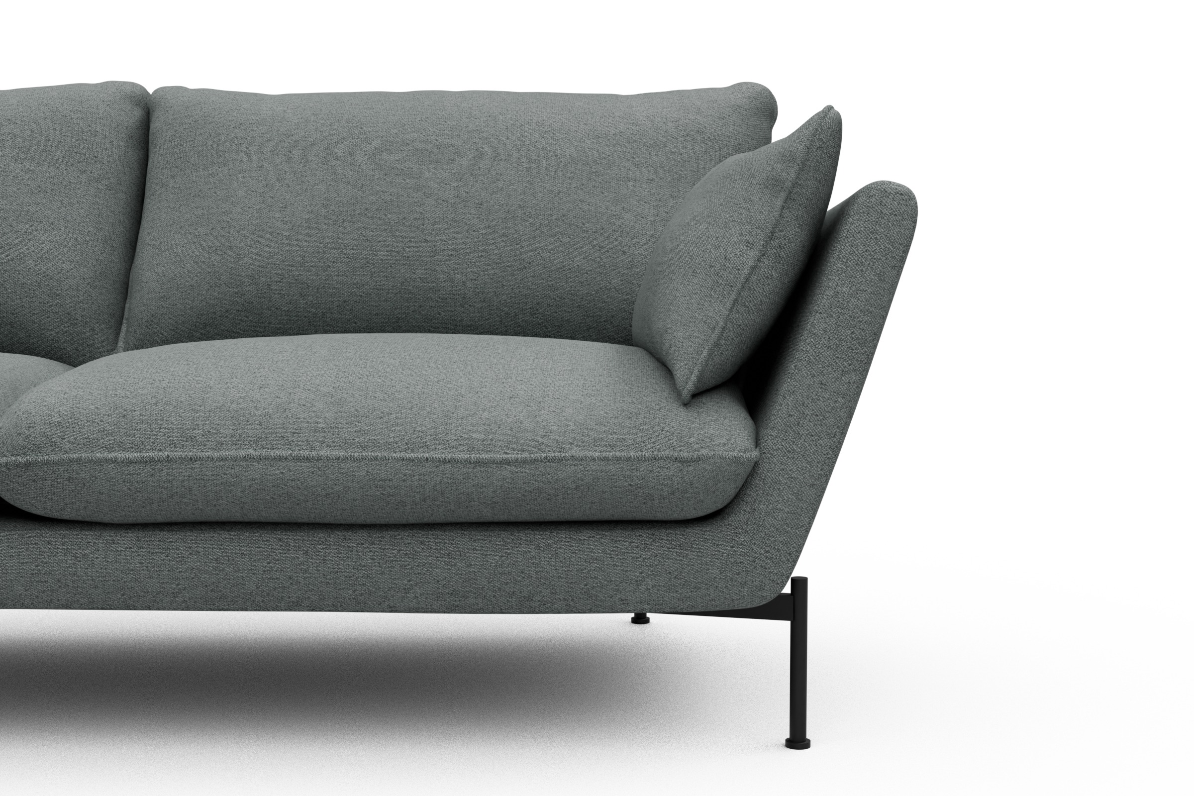 Sofa Anton 2-Sitzer Denari-Soft-Grey
