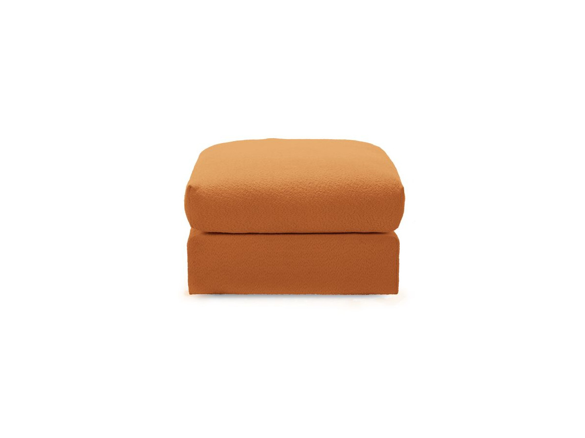 Bobochic Paris Pouf, sehr weich Bouclé-Stoff Gelb