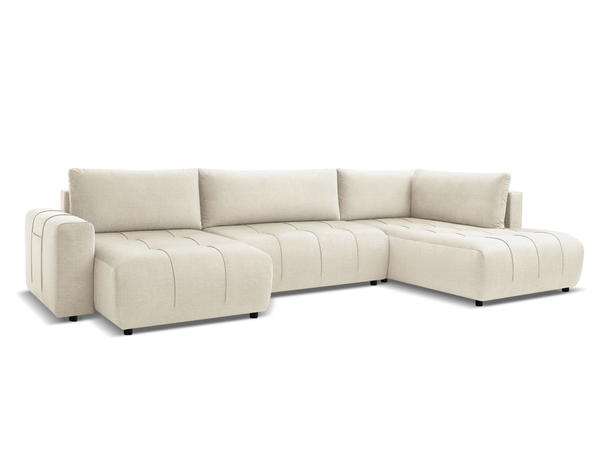 Bobochic Arsene Wohnlandschaft Samt Beige Ecke links