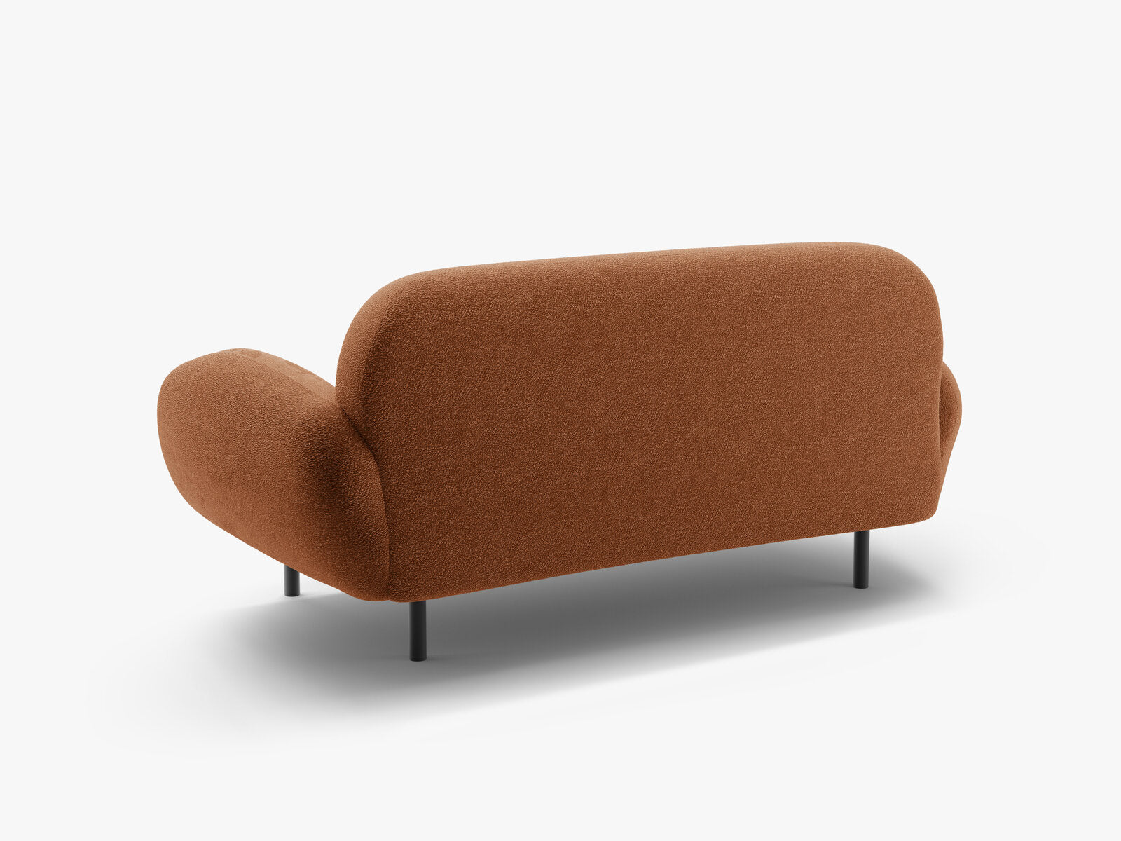 Micadoni Sofa Poppy 2-Sitzer Boucle Baloo Terrakotta