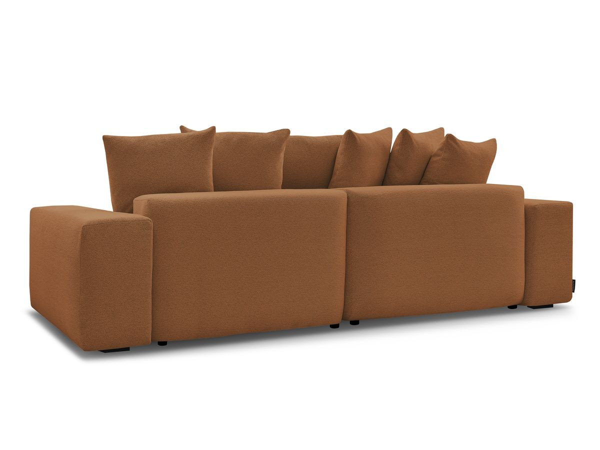 Bobochic Voltaire Ecksofa 310 × 174 cm Melange-Stoff Orange