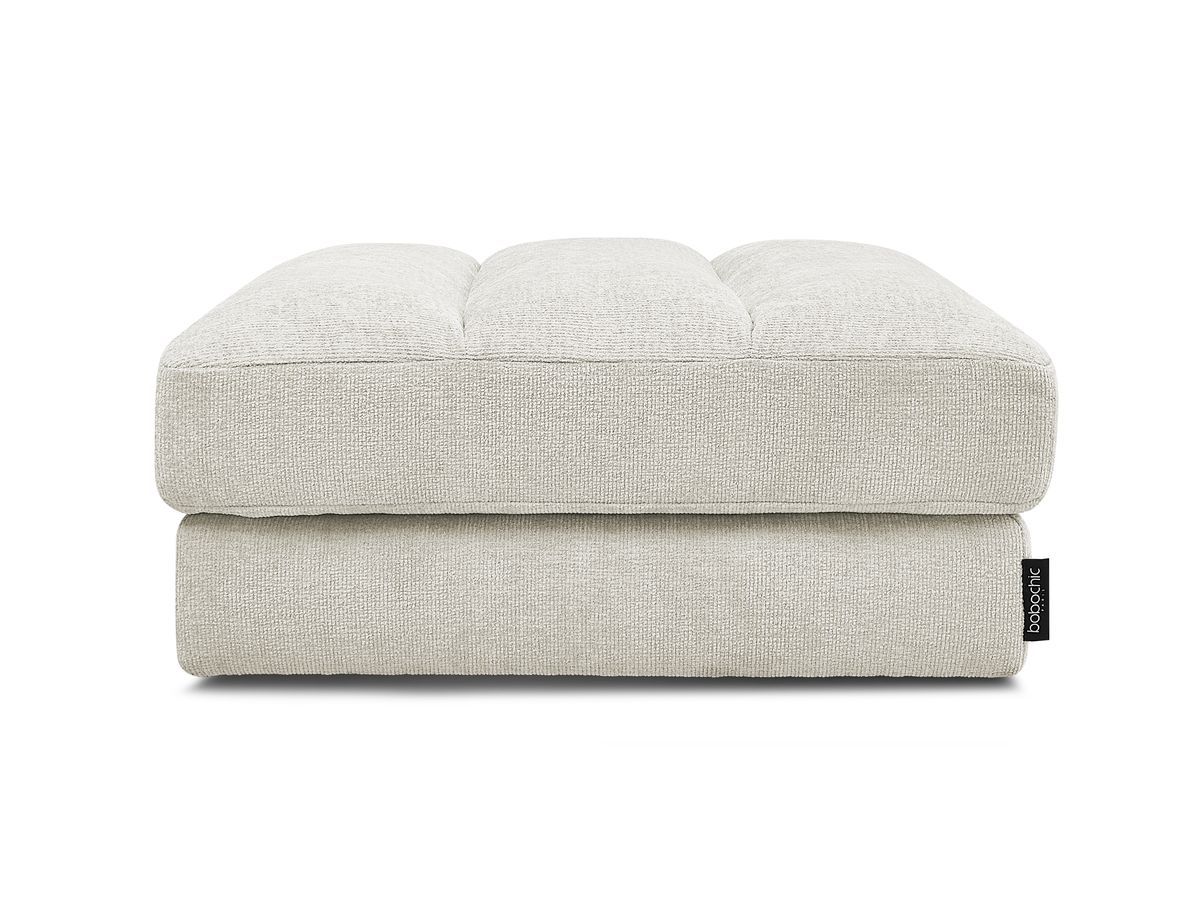 Bobochic Sierra Pouf Strukturstoff Beige